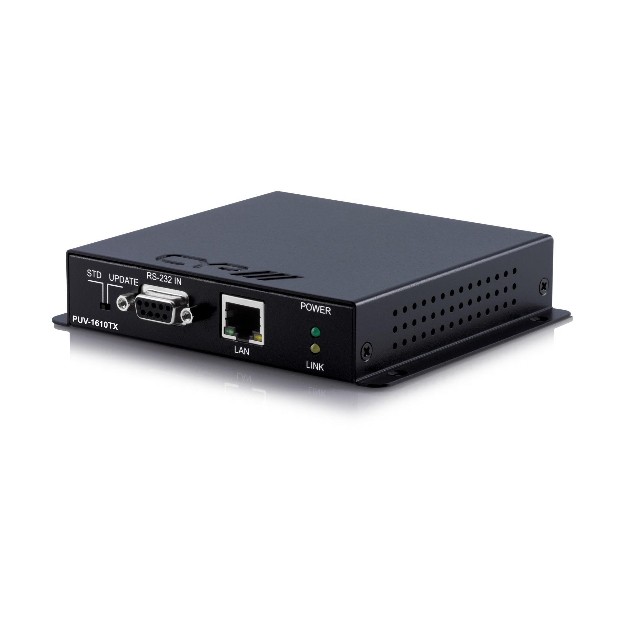 PUV-1610TX 5-Play HDBaseT™ Transmitter (inc. PoH & single LAN, up to 100m) Power from RX