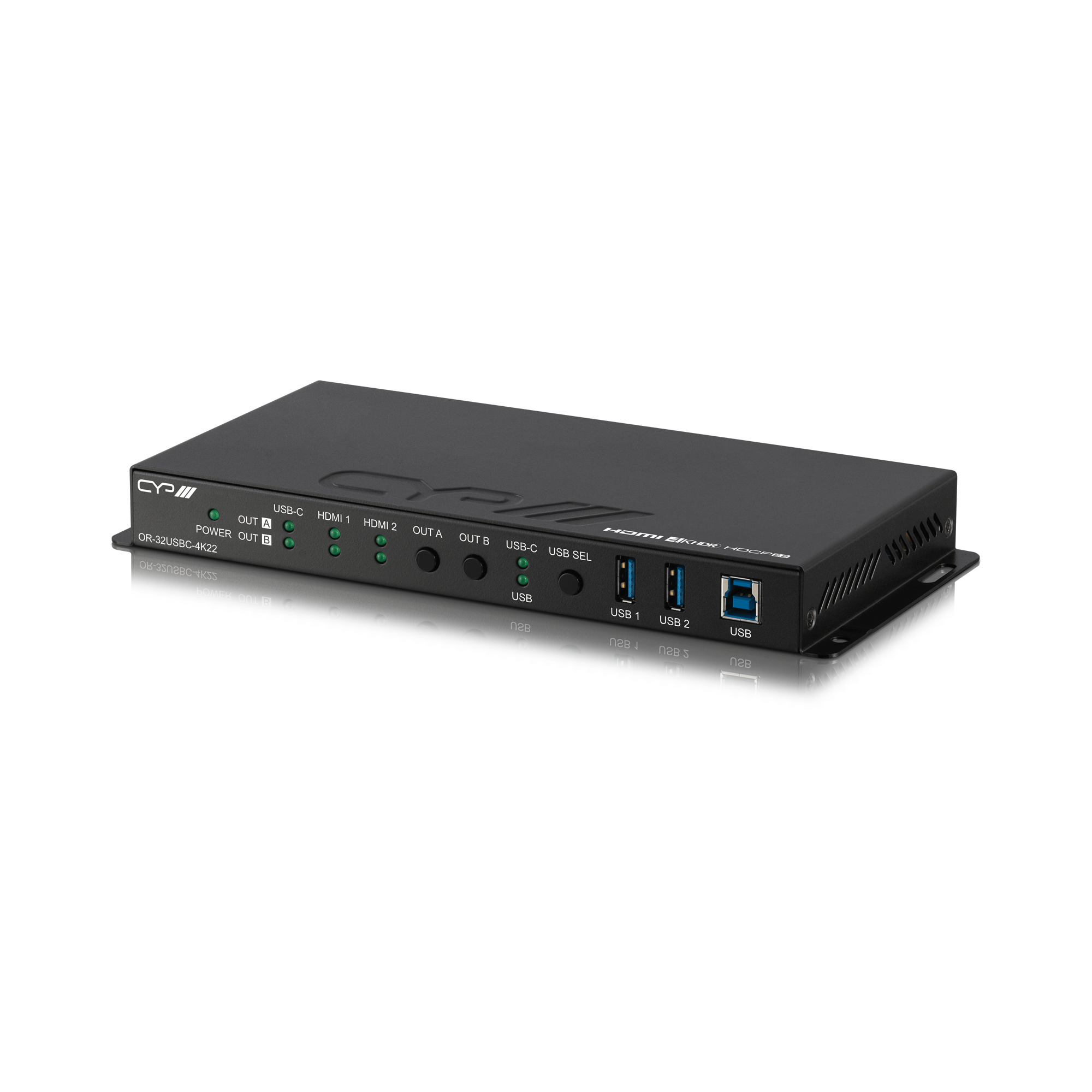 OR-32USBC-4K22 UHD+ 3x2 Matrix Switcher with USB Ethernet Hub