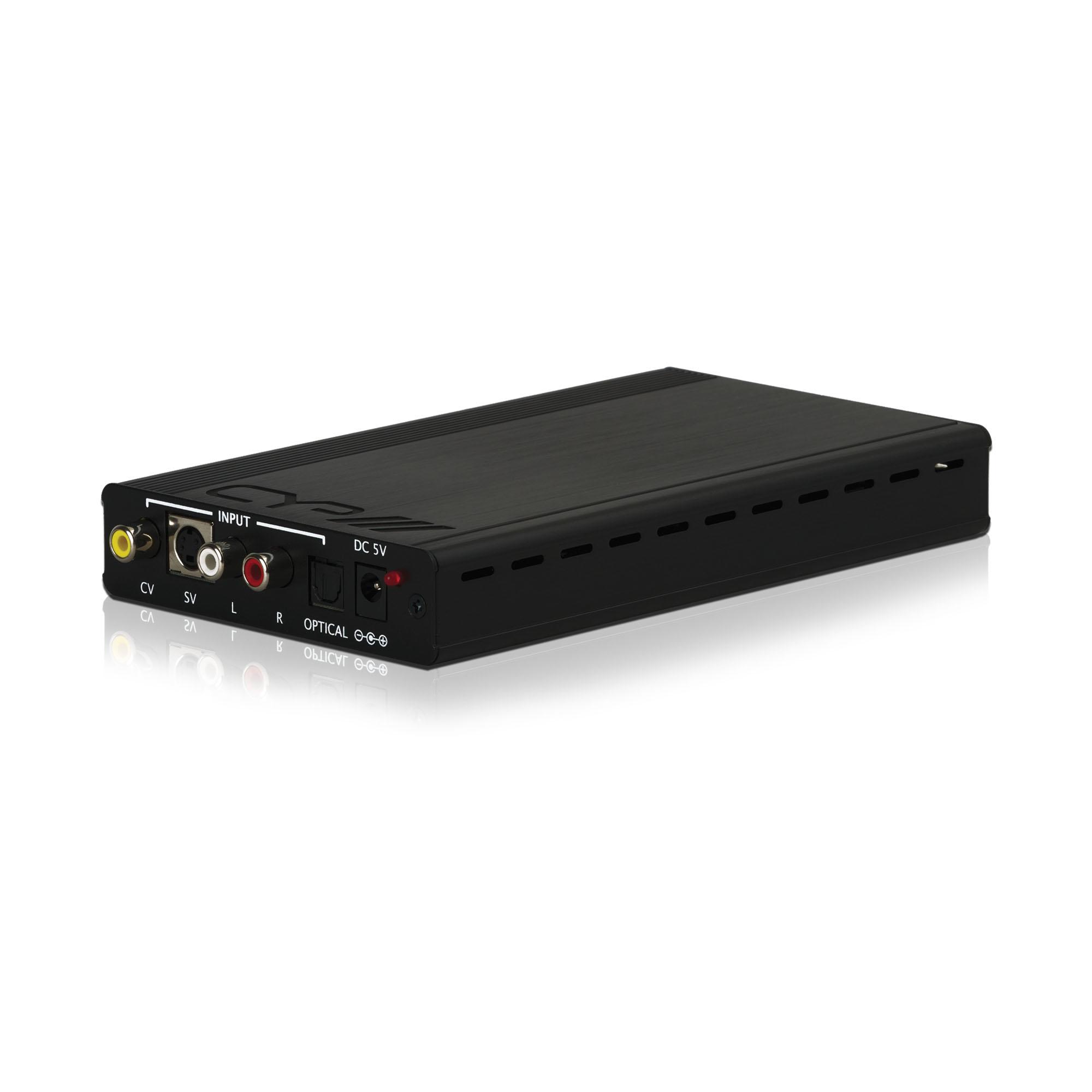 SY-P295N CV/SV to HDMI Converter and Scaler with Audio