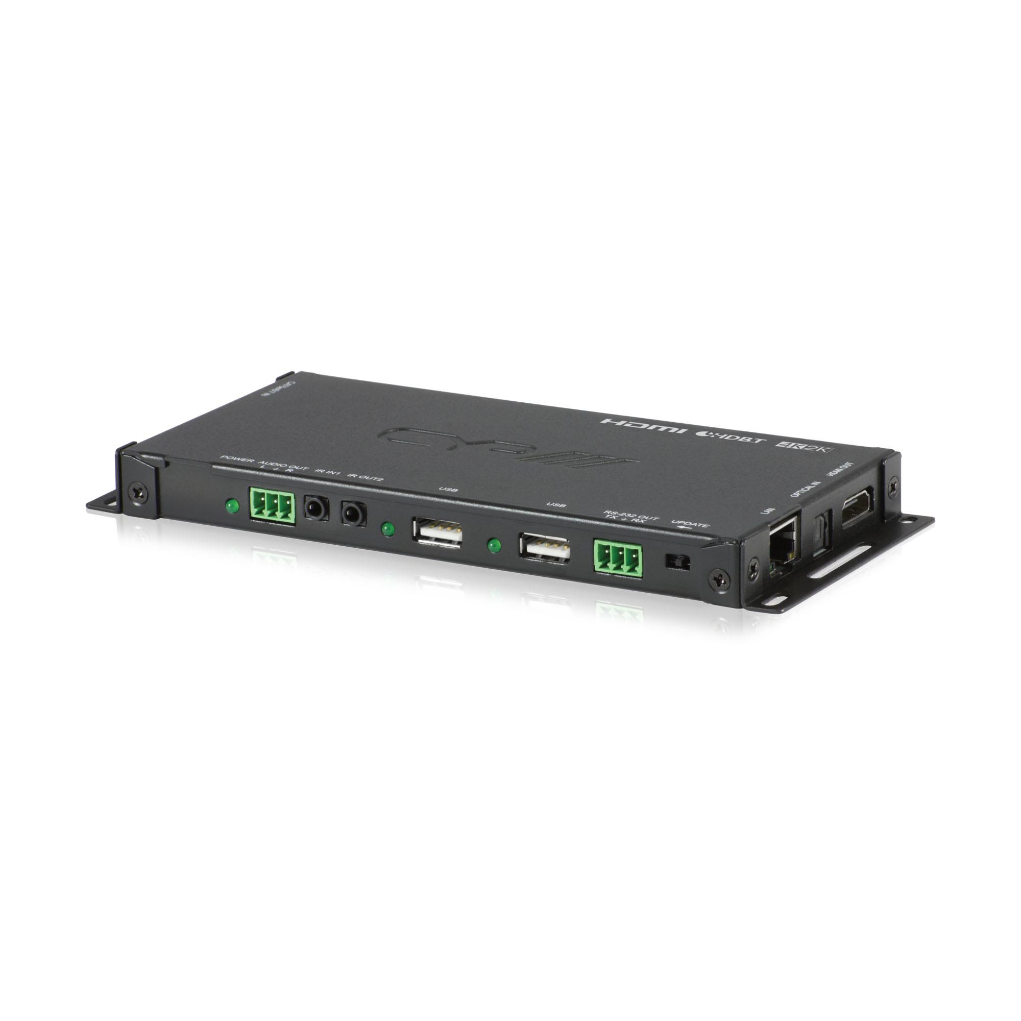 PUV-2010RX 100m HDBaseT™ 2.0 Slimline Receiver (4K, HDCP2.2, PoH, LAN, OAR, USB)