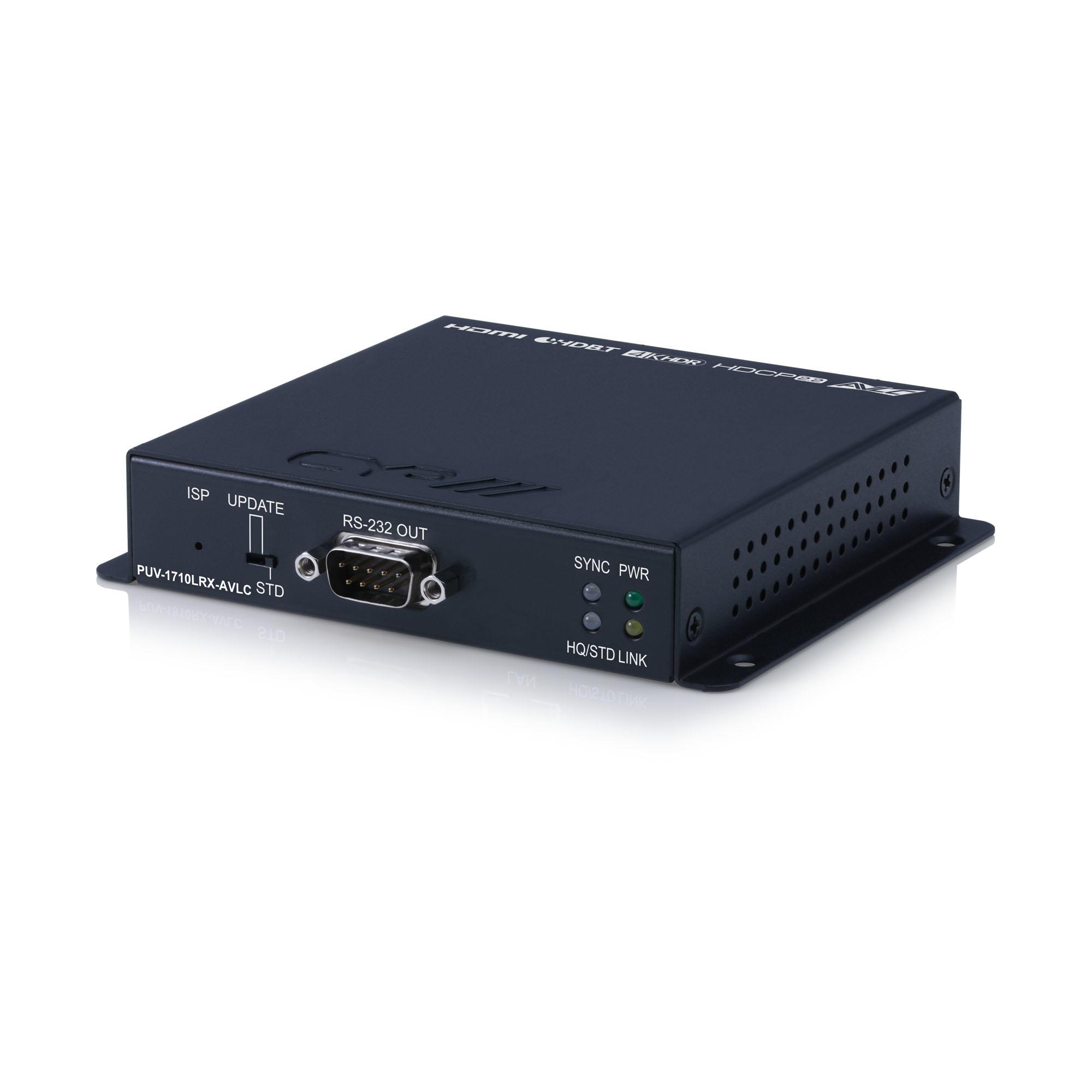 PUV-1710LRX-AVLC 60m HDBaseT™ LITE Receiver (4KHDR, HDCP2.2, HDMI2.0, PoH, AVLC)