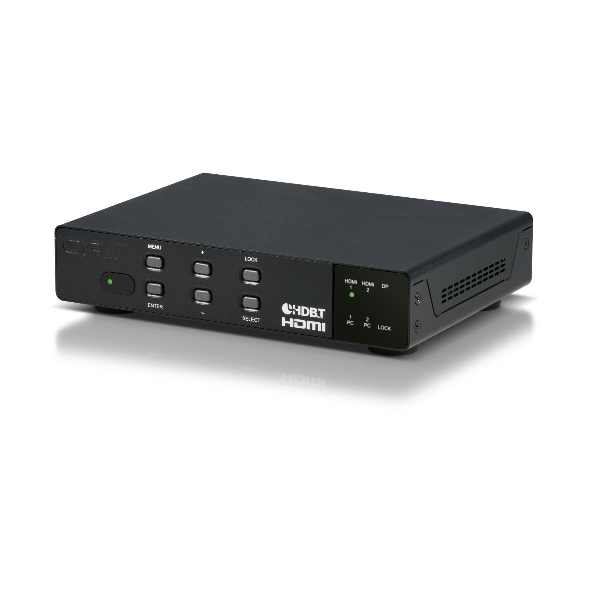 EL-5400-HBT HDMI / VGA / Display Port Presentation Switch & Scaler with HDMI & HDBaseT™ LITE Outputs