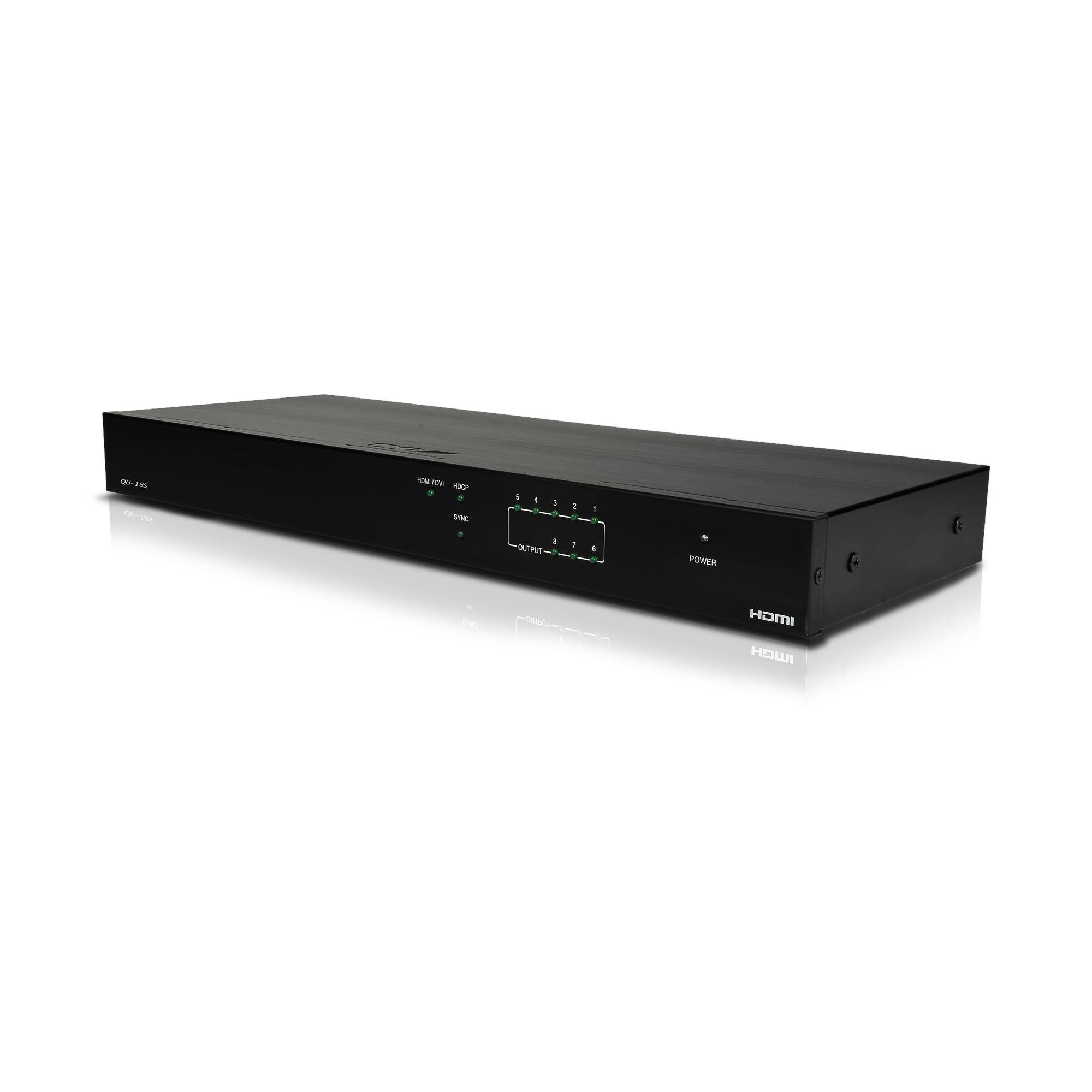 QU-18S 1 to 8 HDMI Distribution Amplifier