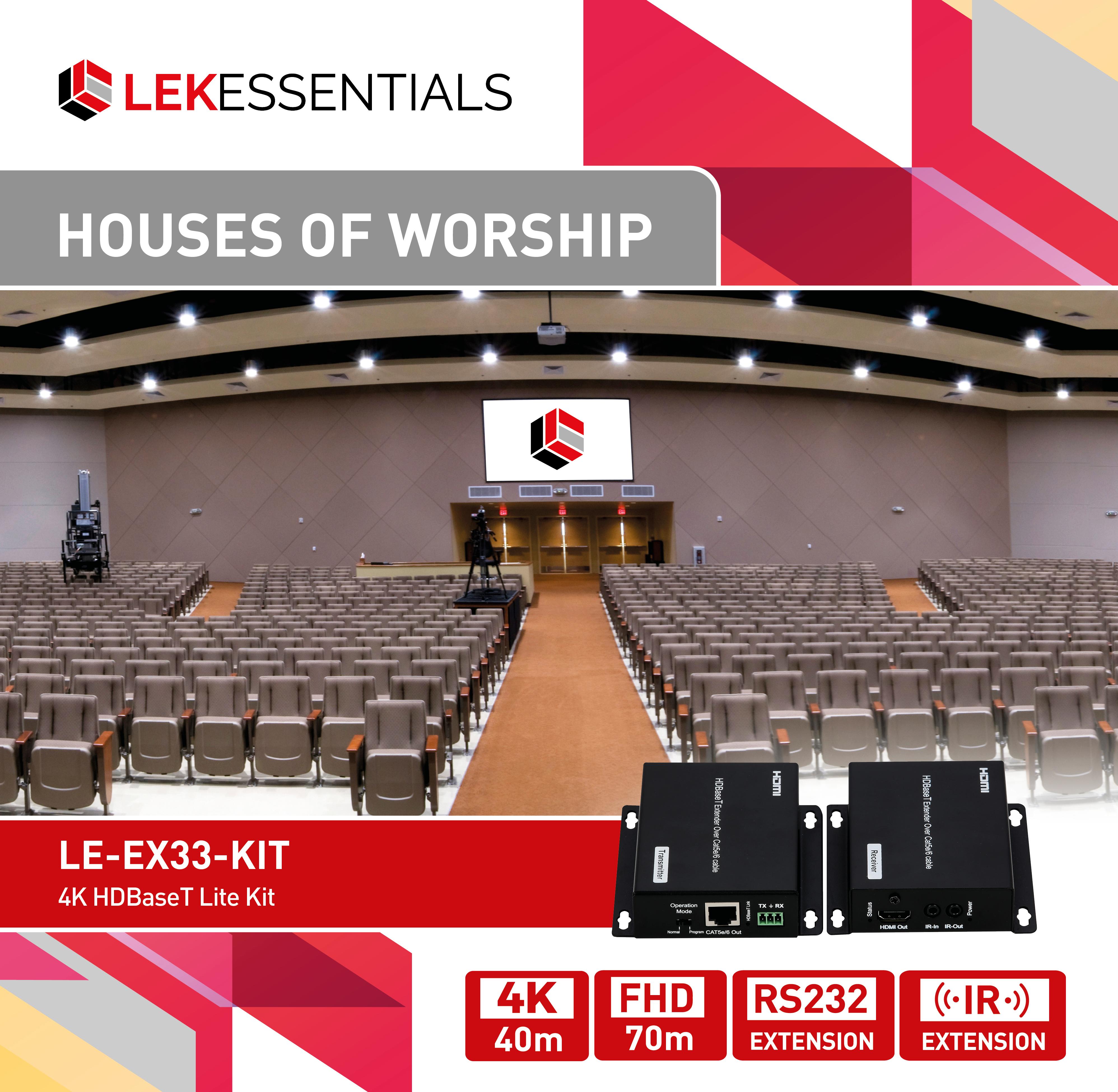LE-EX33-KIT Houses of worship