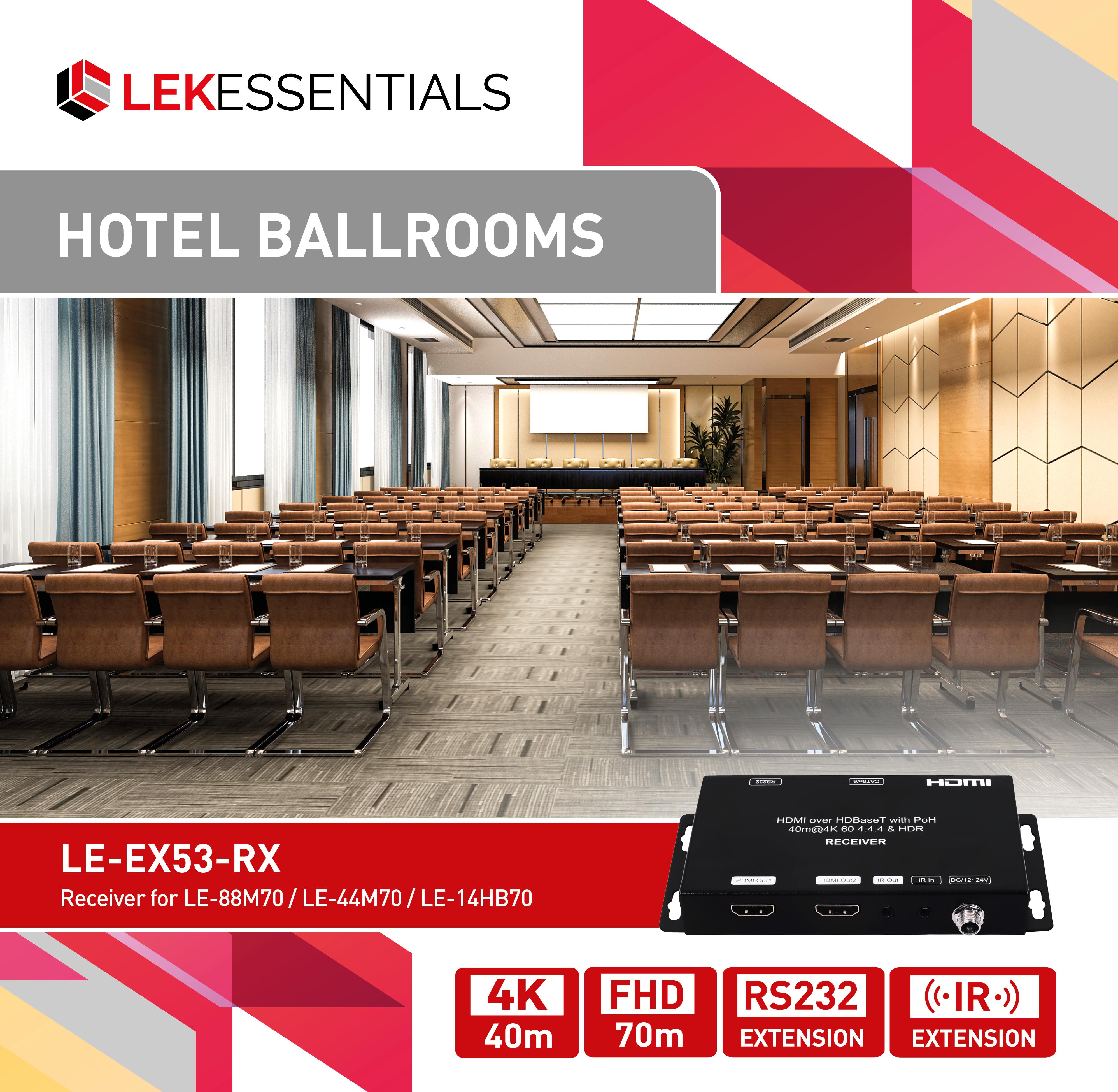 LE-EX53-RX Hotel Ballrooms