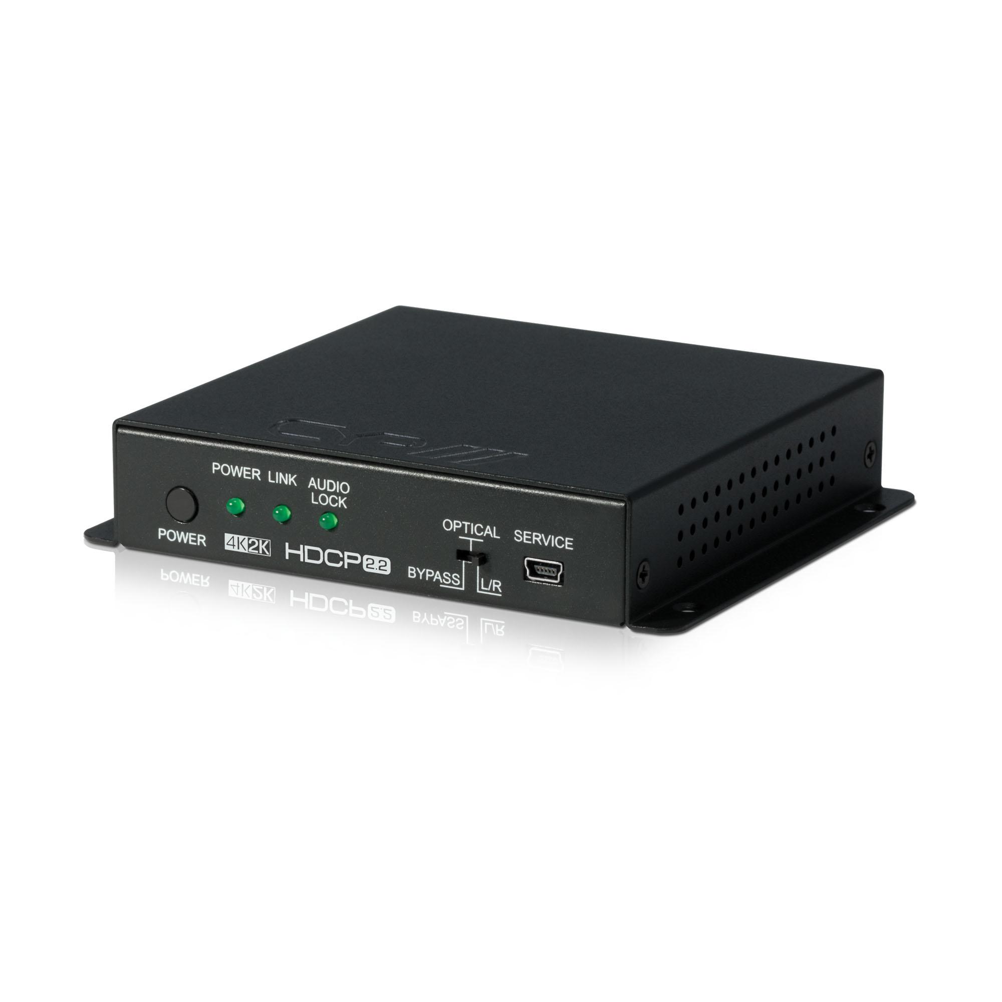 AU-11CA-4K22 HDMI Audio Embedder with built-in Repeater (4K, HDCP2.2, HDMI2.0)