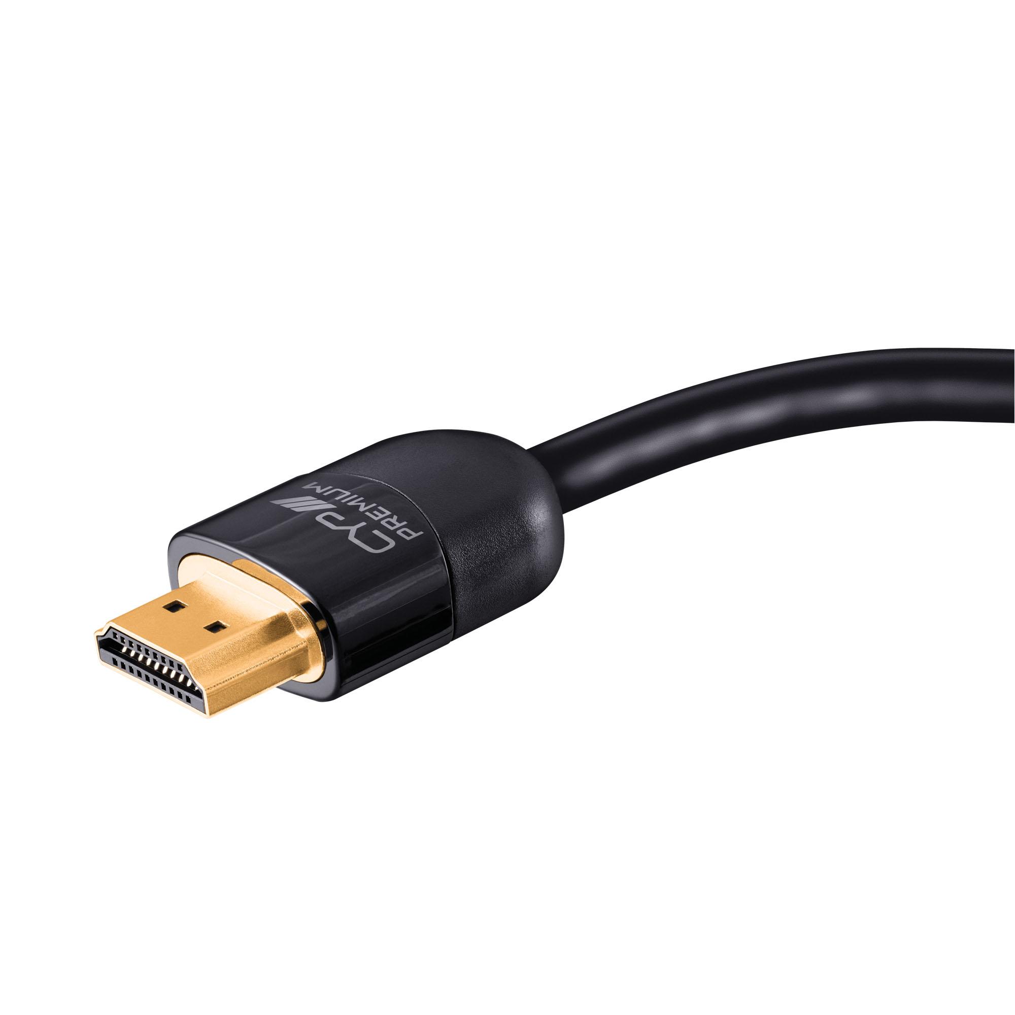 HDMP-100M 1.0m Certified Premium HDMI Cable - High Speed with Ethernet - (HDMI Certified UHD/HDR10 18Gbps)