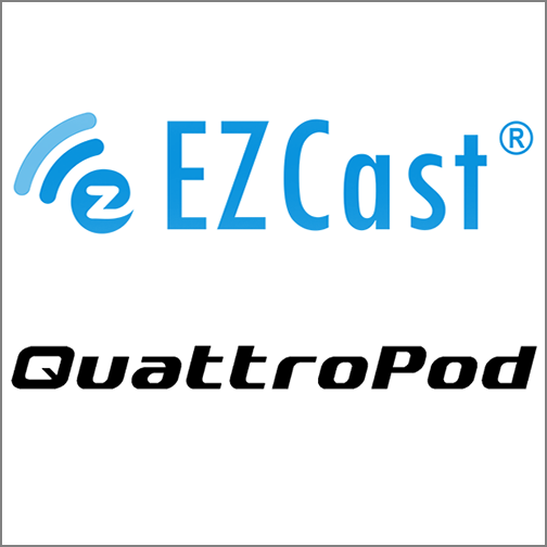 EZCast & Quattropod Logos