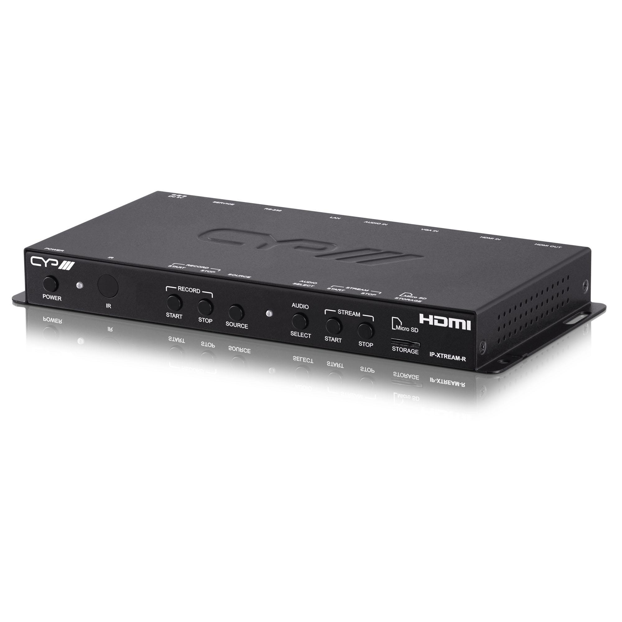 IP-XTREAM-R HDMI/VGA to HDMI Live Video Streamer with Recording Function