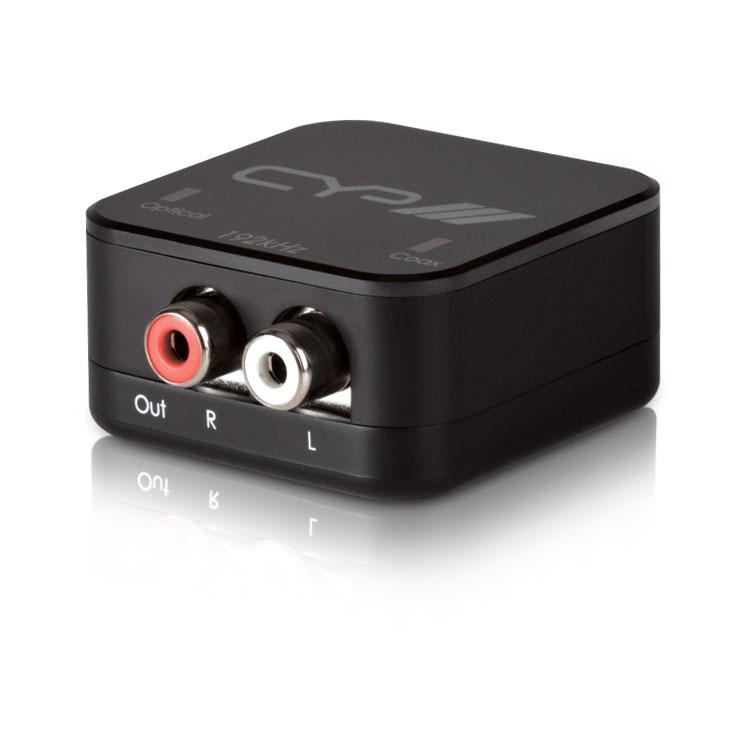 AU-D3-192 Digital Audio to Stereo Audio Converter (DAC) - 192kHz