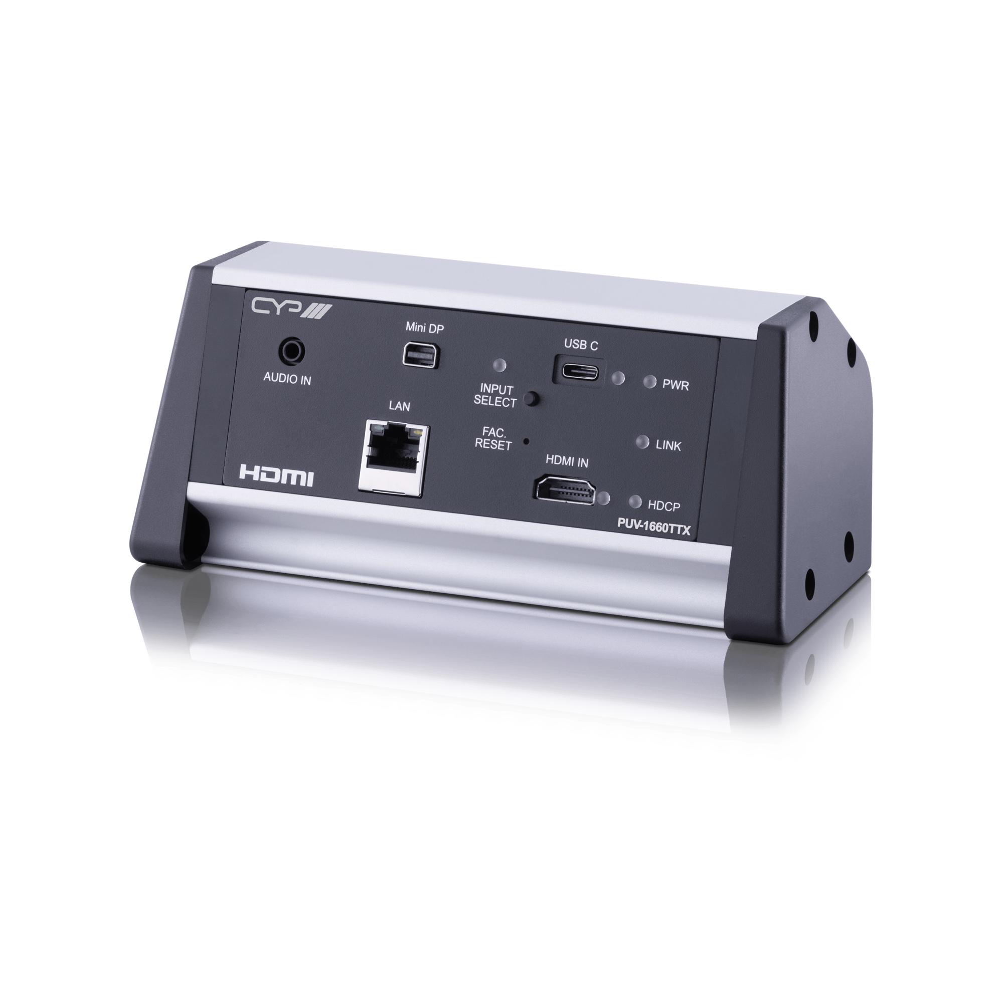 PUV-1660TTX - Table Top USB-C, Mini DP and HDMI in with  HDBaseT Out