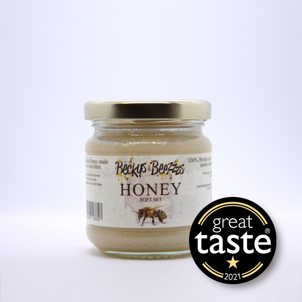 227g  Soft Set Local Raw Honey Face