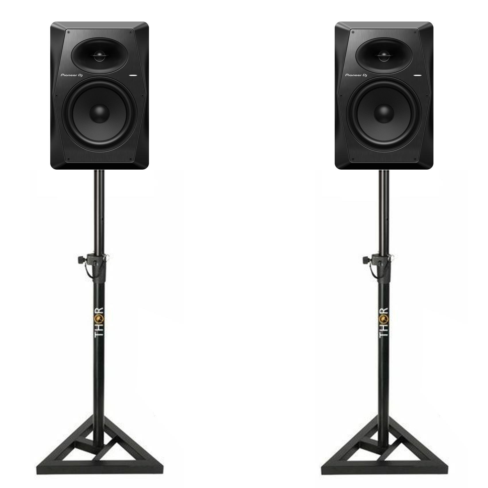 VM-80 Active 8" Monitors & Free Floor Stands Package