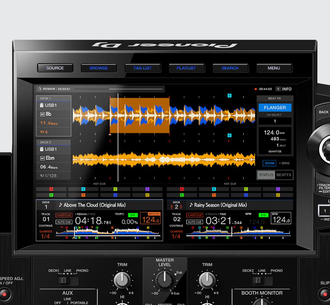 Pioneer DJ XDJ-RX3 10-inch screen