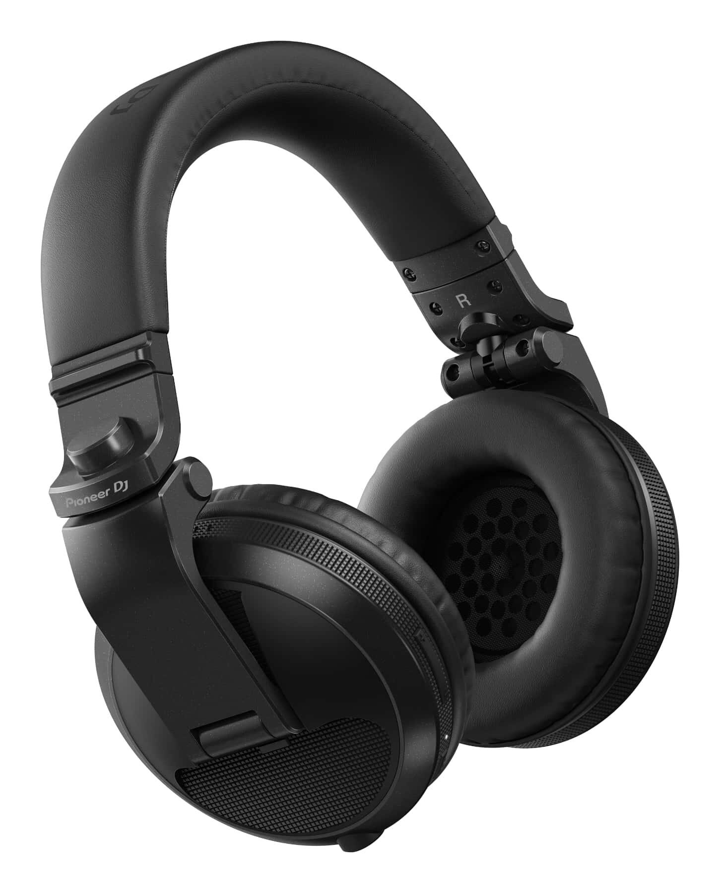 Pioneer DJ HDJ-X5BT-K Over-ear DJ headphones with Bluetooth angle