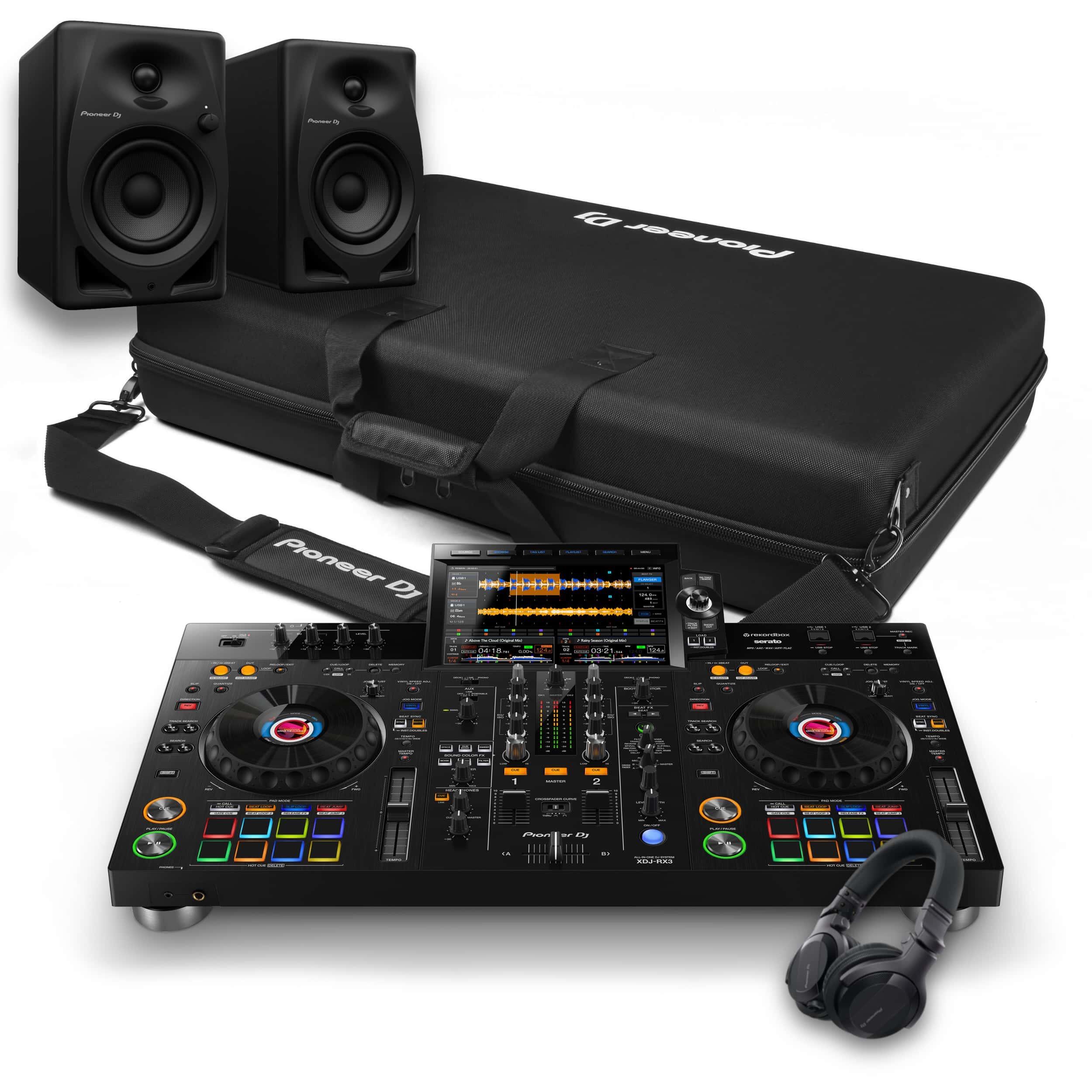 Pioneer DJ XDJ-RX3 & DM-40D DJ Bundle