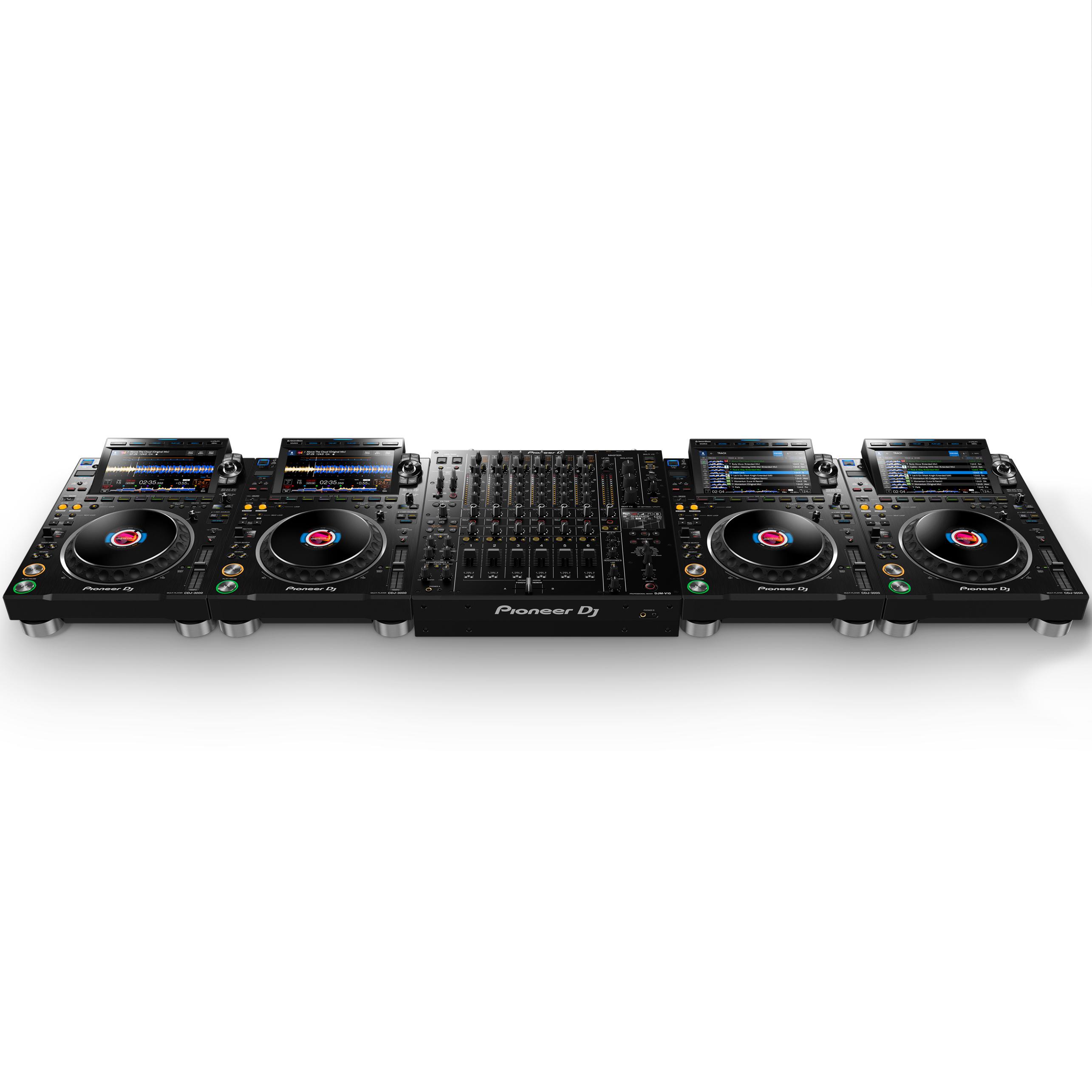 Pioneer DJ Pro CDJ-3000 & DJM-V10 Set
