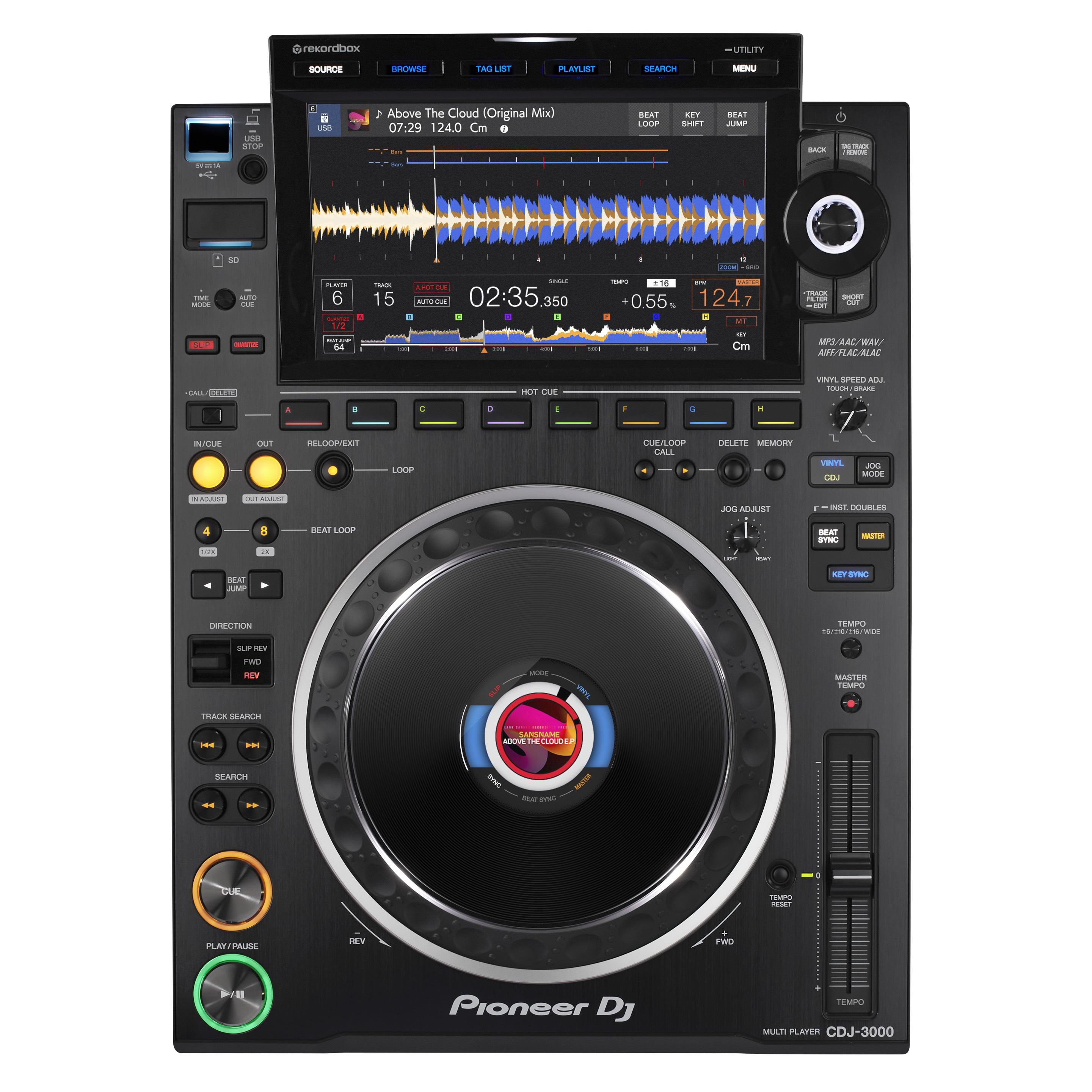 Pioneer DJ CDJ3000 Top