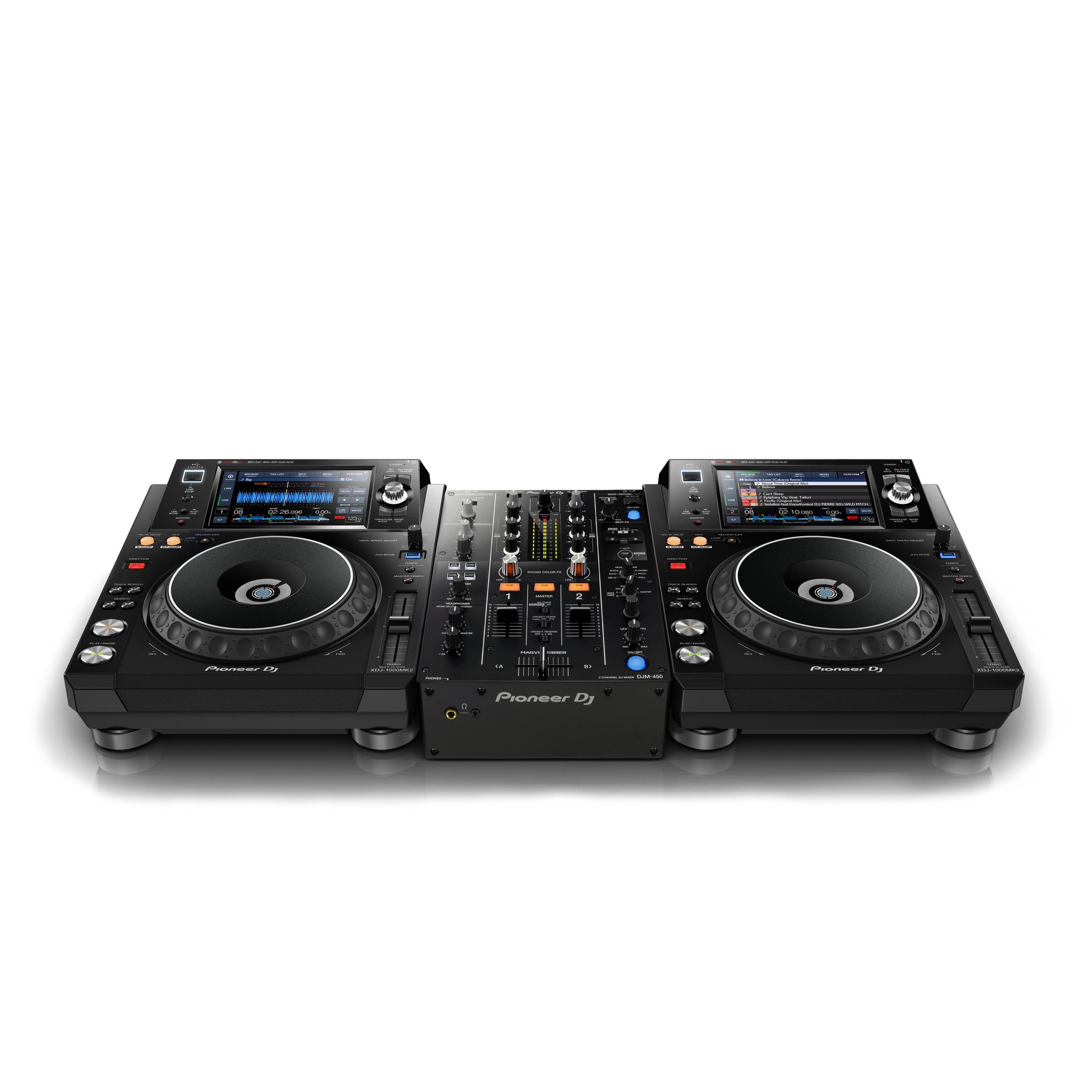 Pioneer DJ XDJ-1000MK2 & DJM-450 Set
