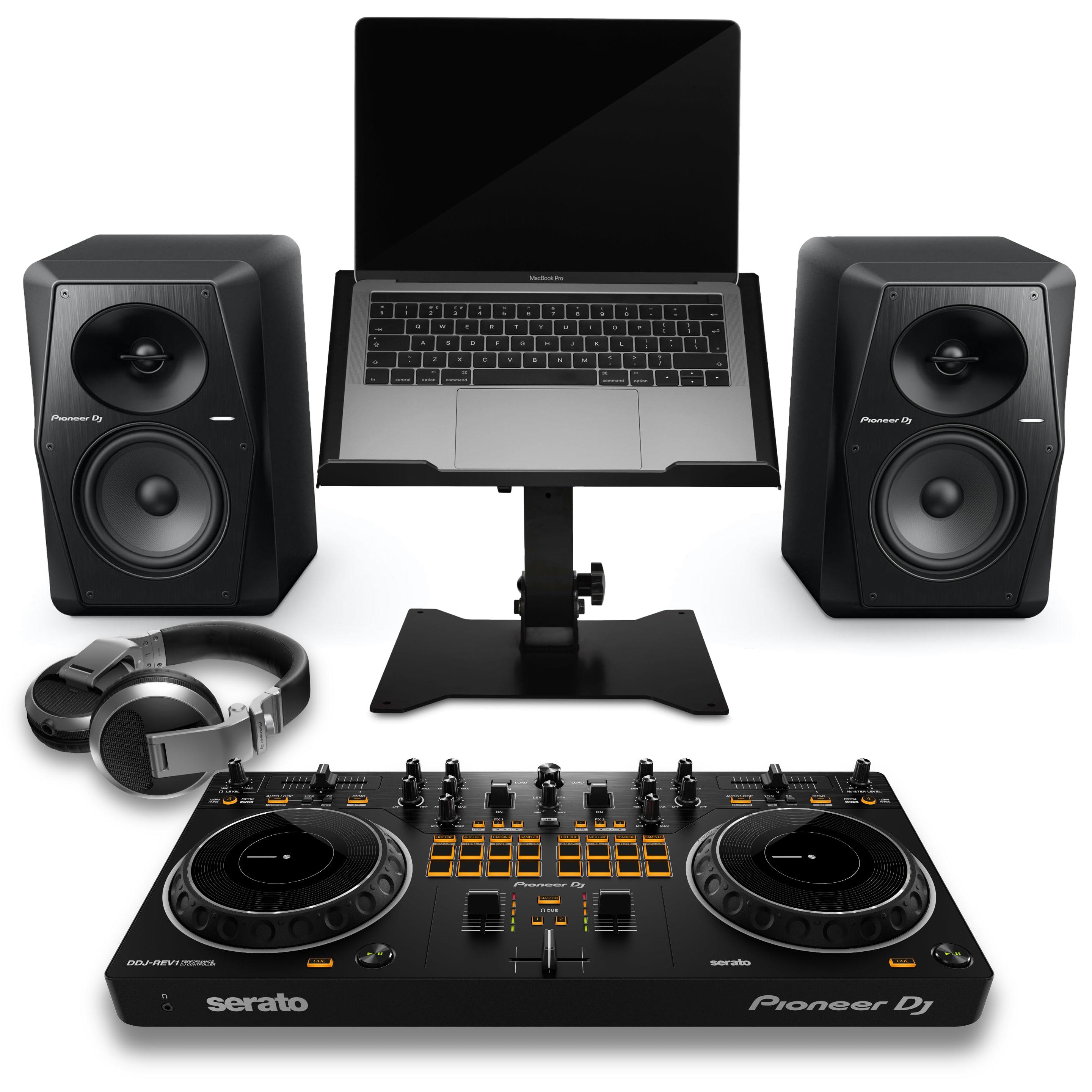 Pioneer DJ DDJ-REV1 & VM-50 Bundle