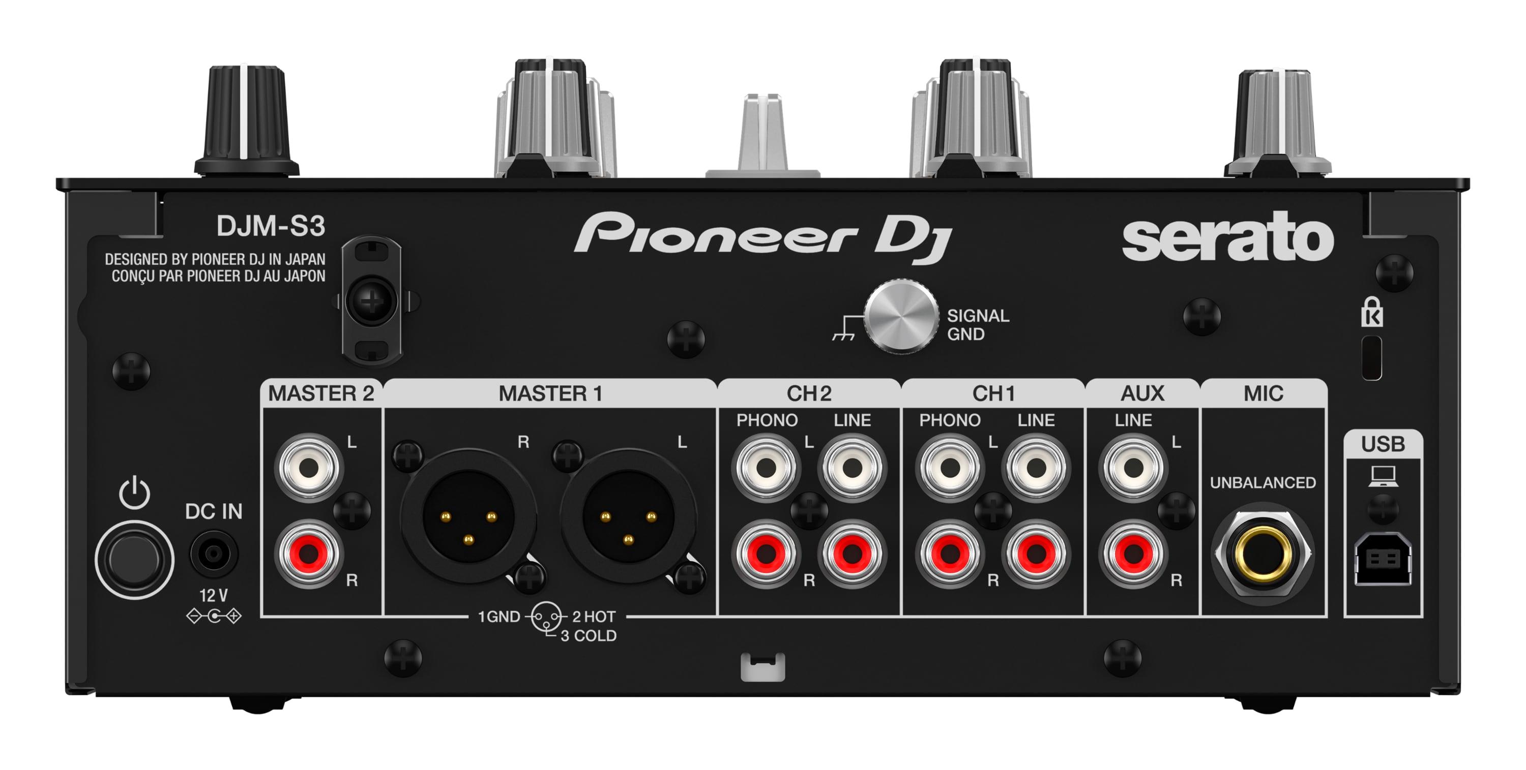 Pioneer DJ DJM-S3 Rear