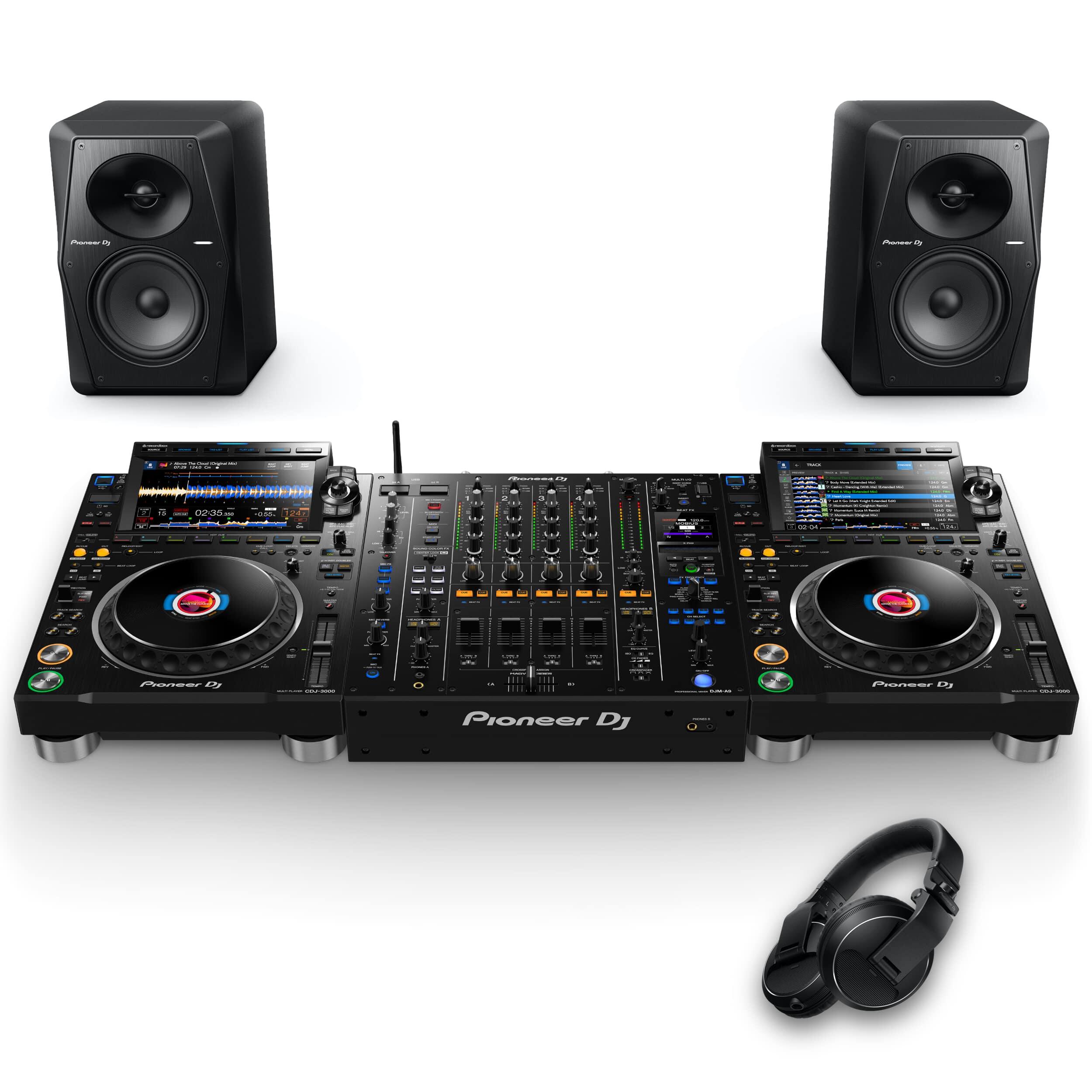 Pioneer DJ CDJ-3000 & DJM-A9 VM-50 Bundle