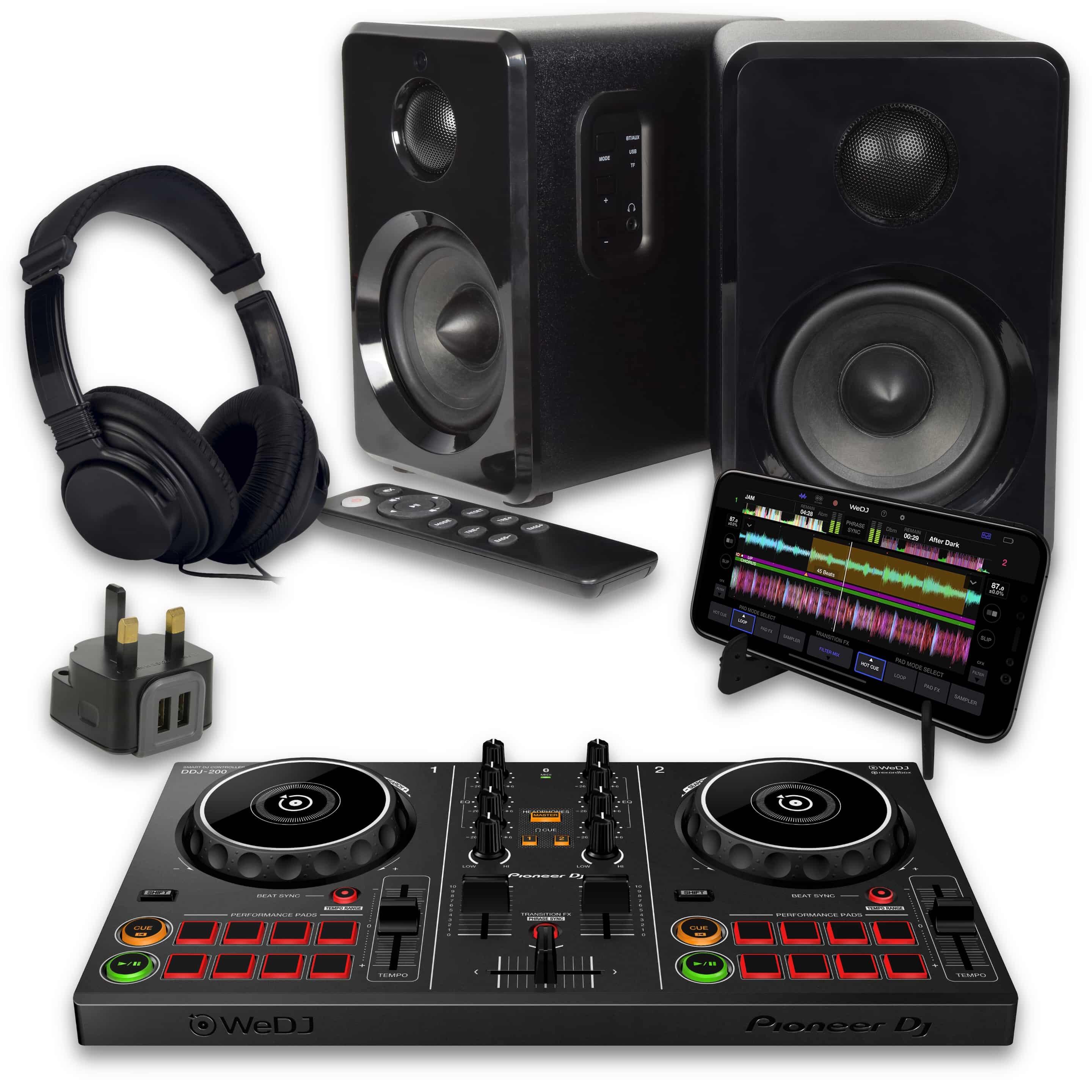 Pioneer DJ DDJ-200 Bluetooth Bedroom DJ Bundle