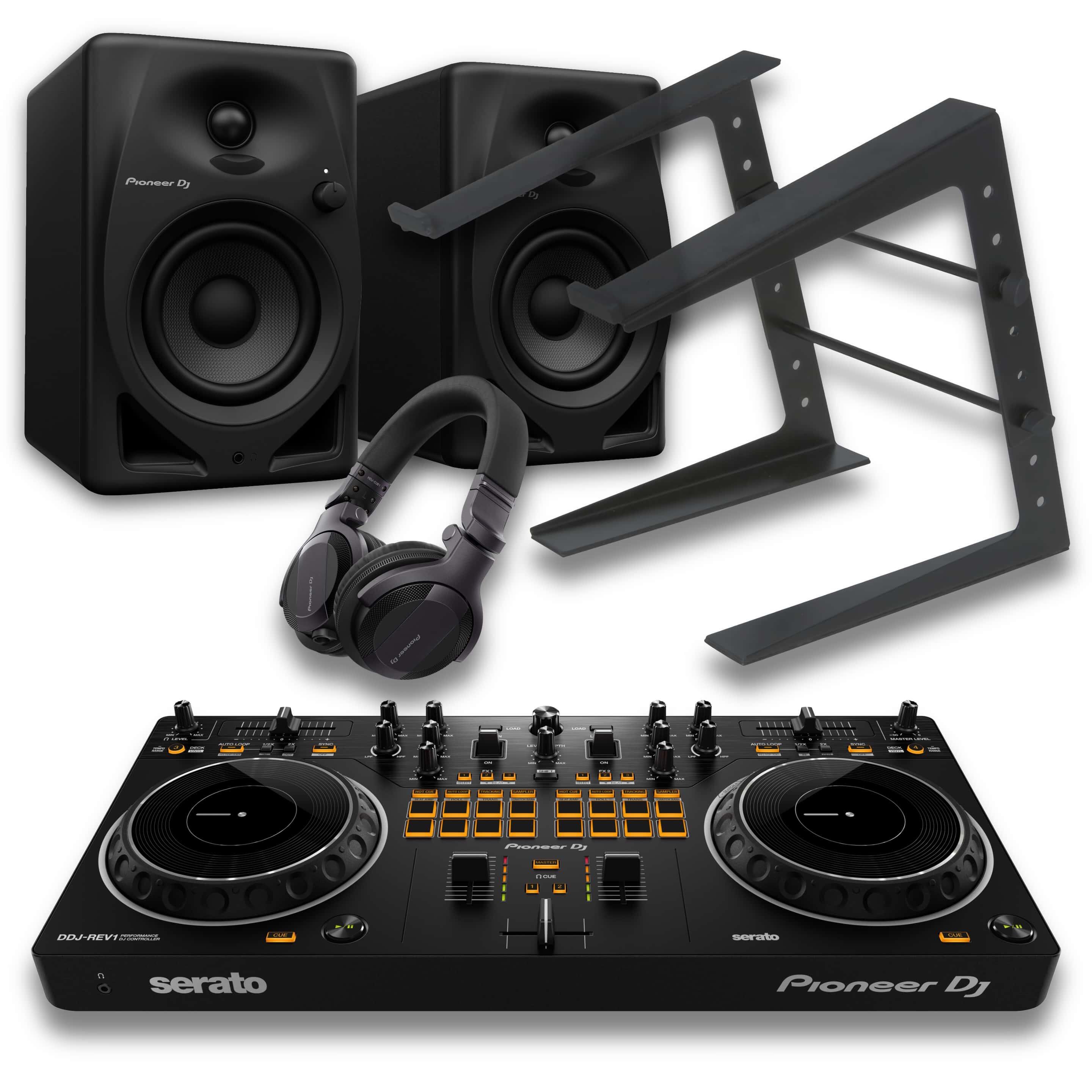 Pioneer DJ DDJ-REV1 & DM-40D Bundle