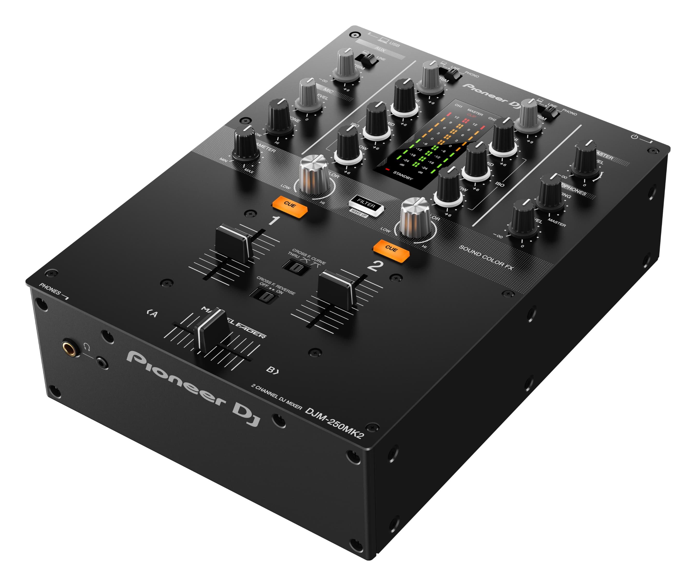 Pioneer DJ DJM-250MK2 angle
