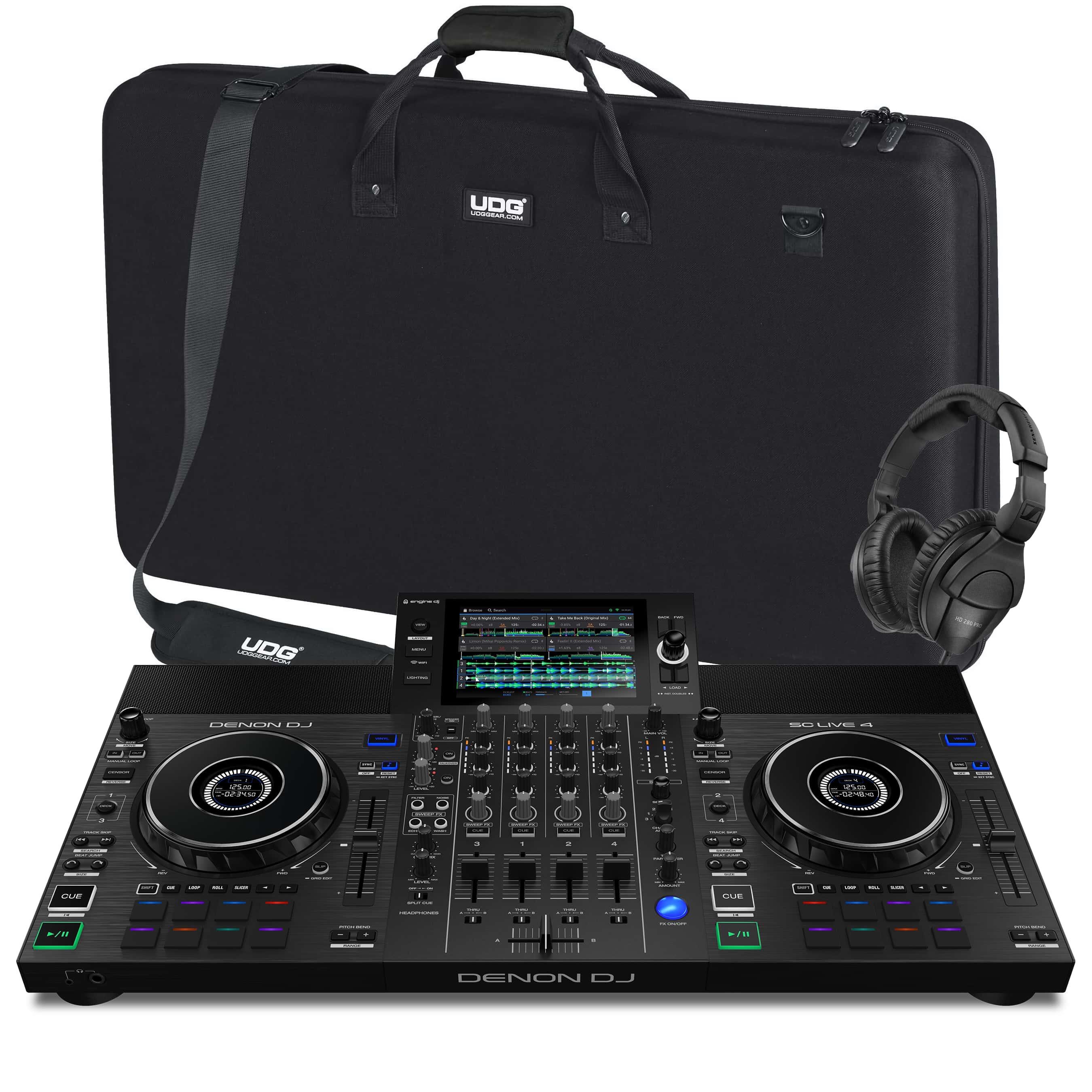 Denon DJ SC LIVE 4 & HD280 Pro Bundle