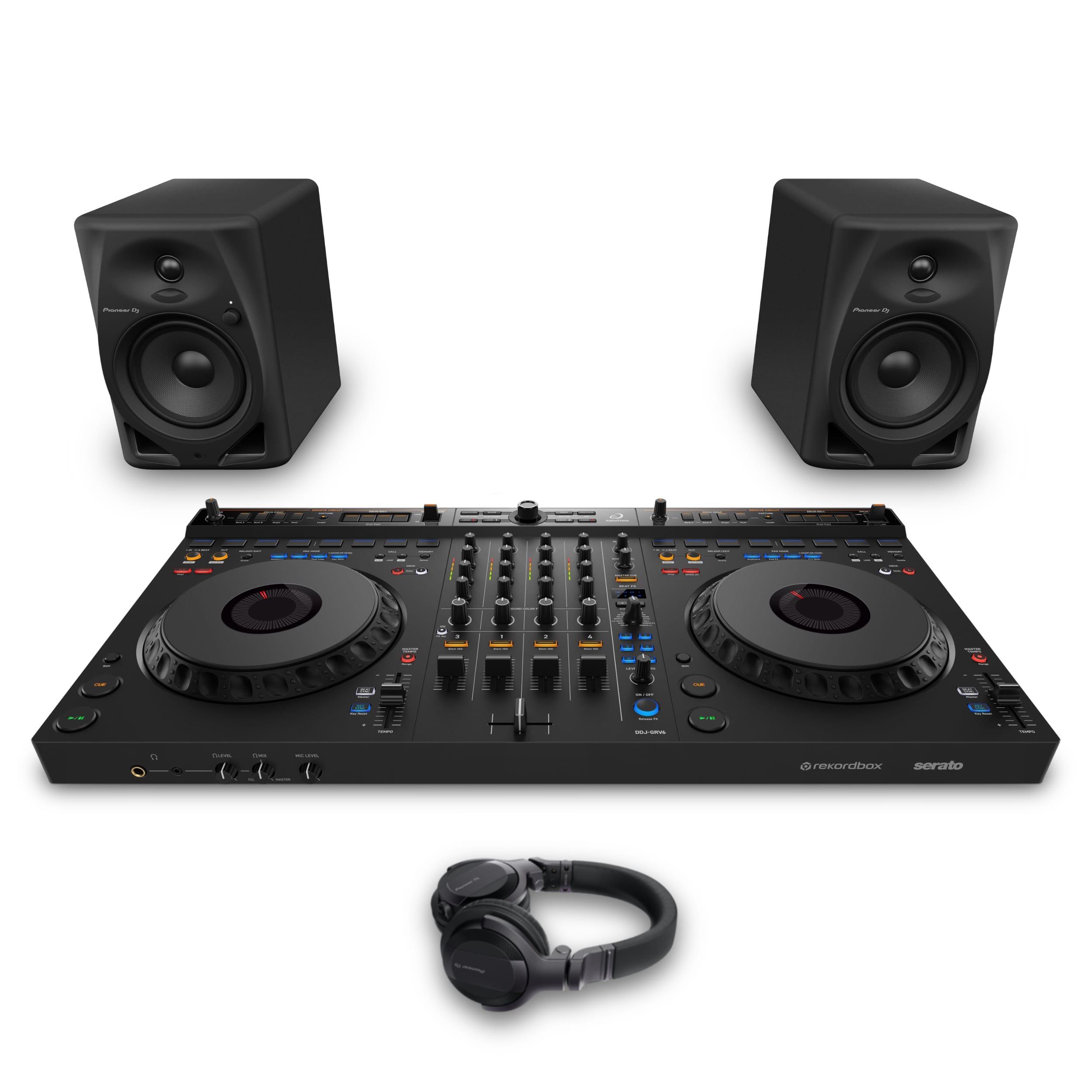 AlphaTheta DDJ-GRV6 & DM-50D Package