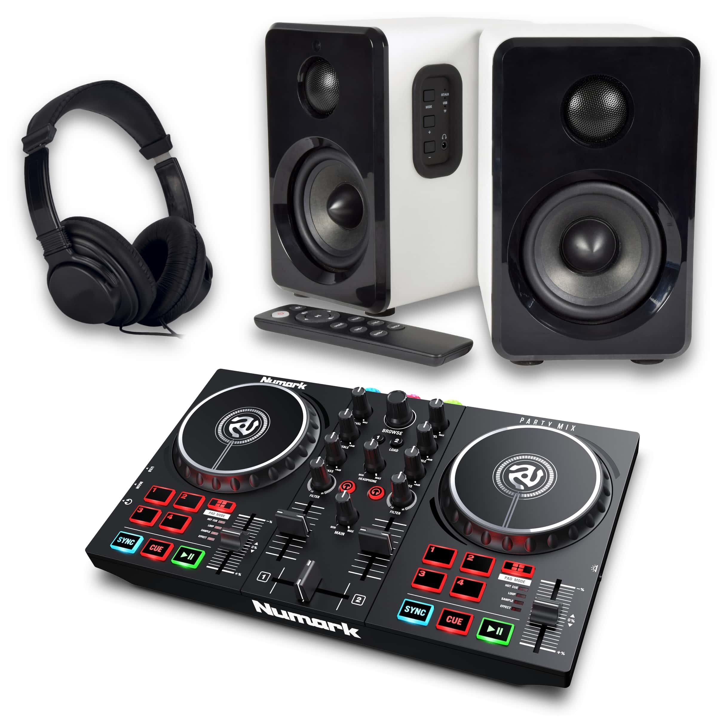 Numark Party Mix II B Stock White Bedroom DJ Package