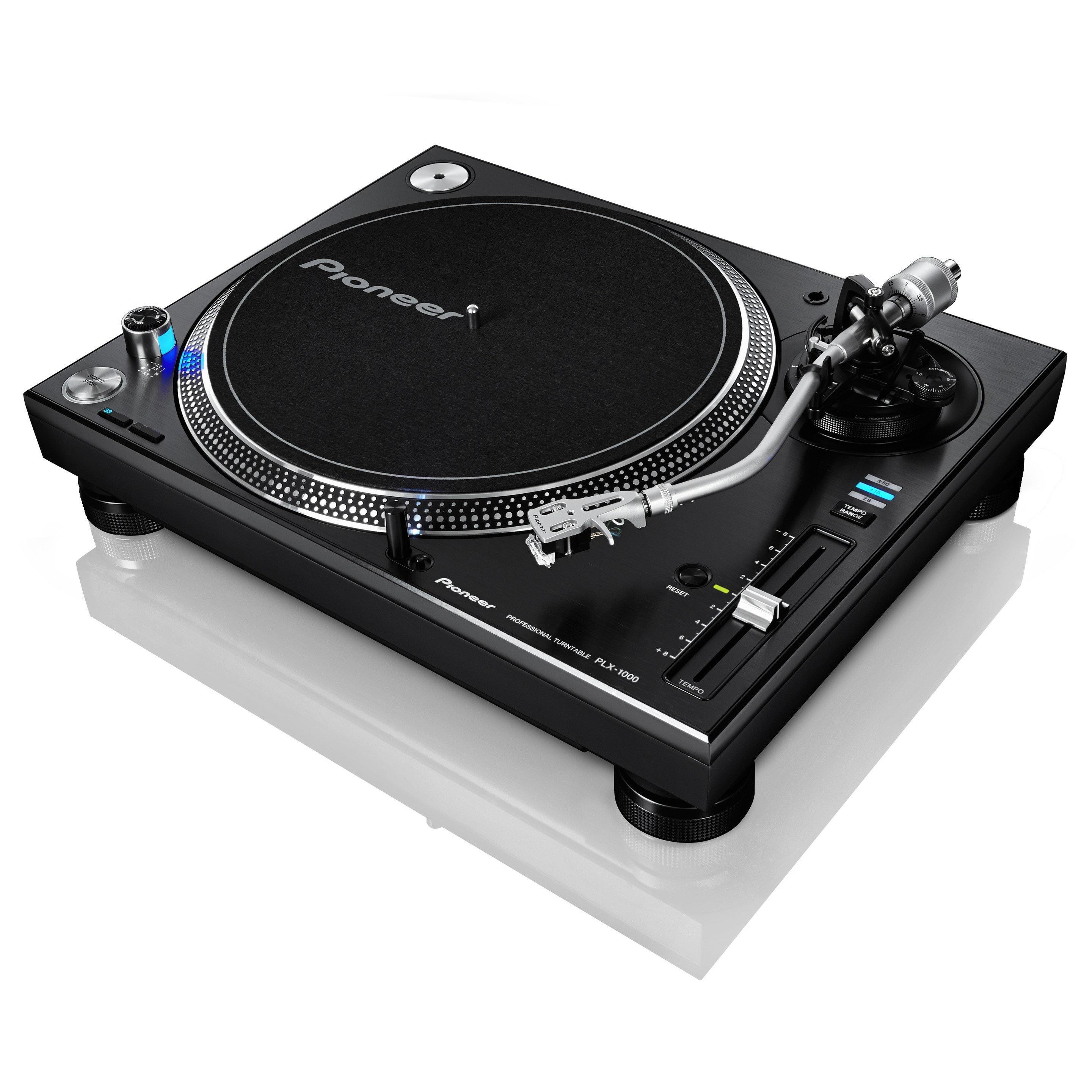 Pioneer DJ PLX-1000 turntable angle