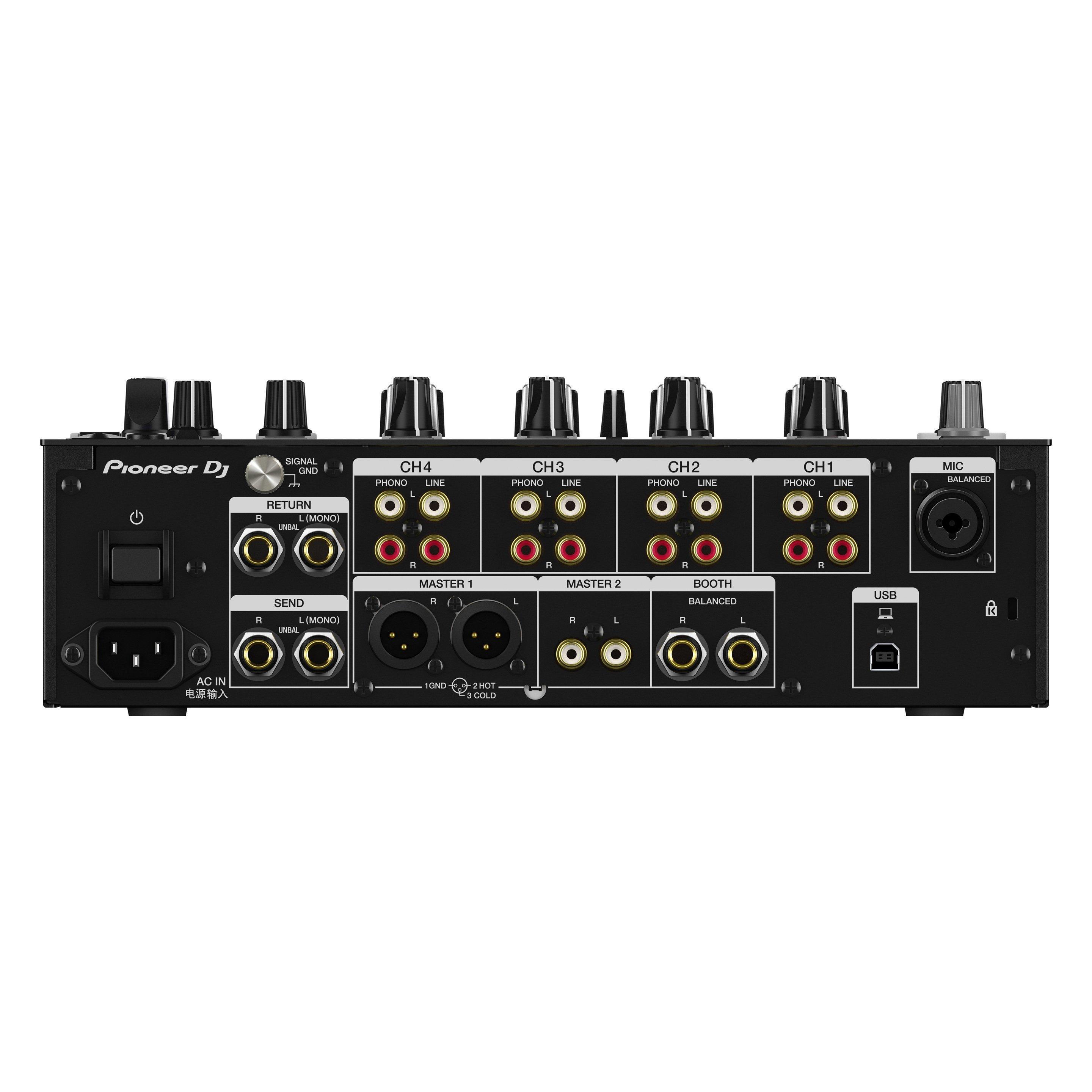Pioneer DJ DJM-750MK2 mixer rear