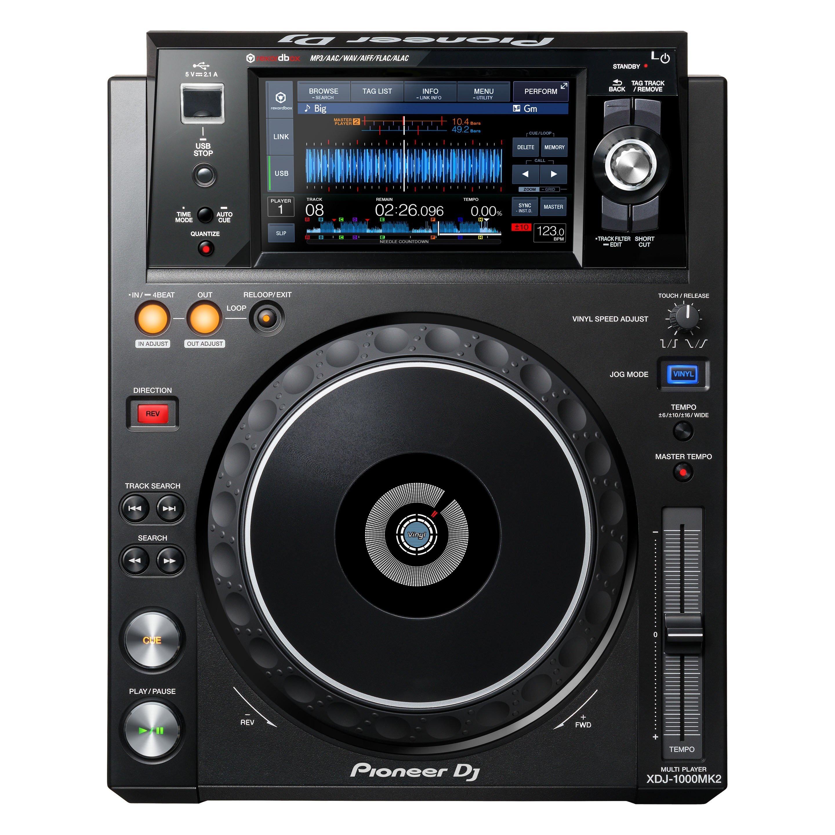 Pioneer DJ XDJ-1000MK2 DJ media player top