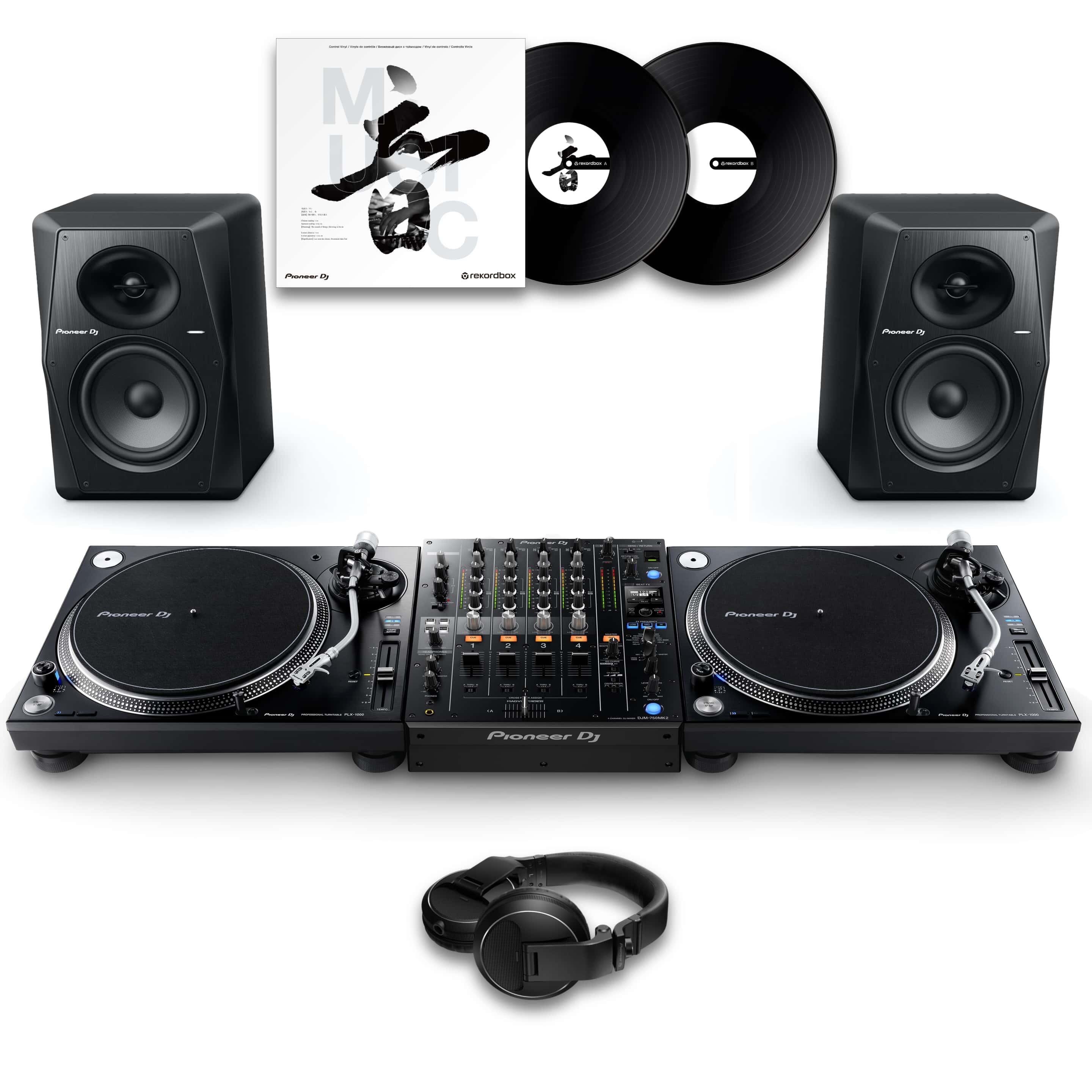 Pioneer DJ PLX-1000 & DJM-750MK2 VM-70 Bundle