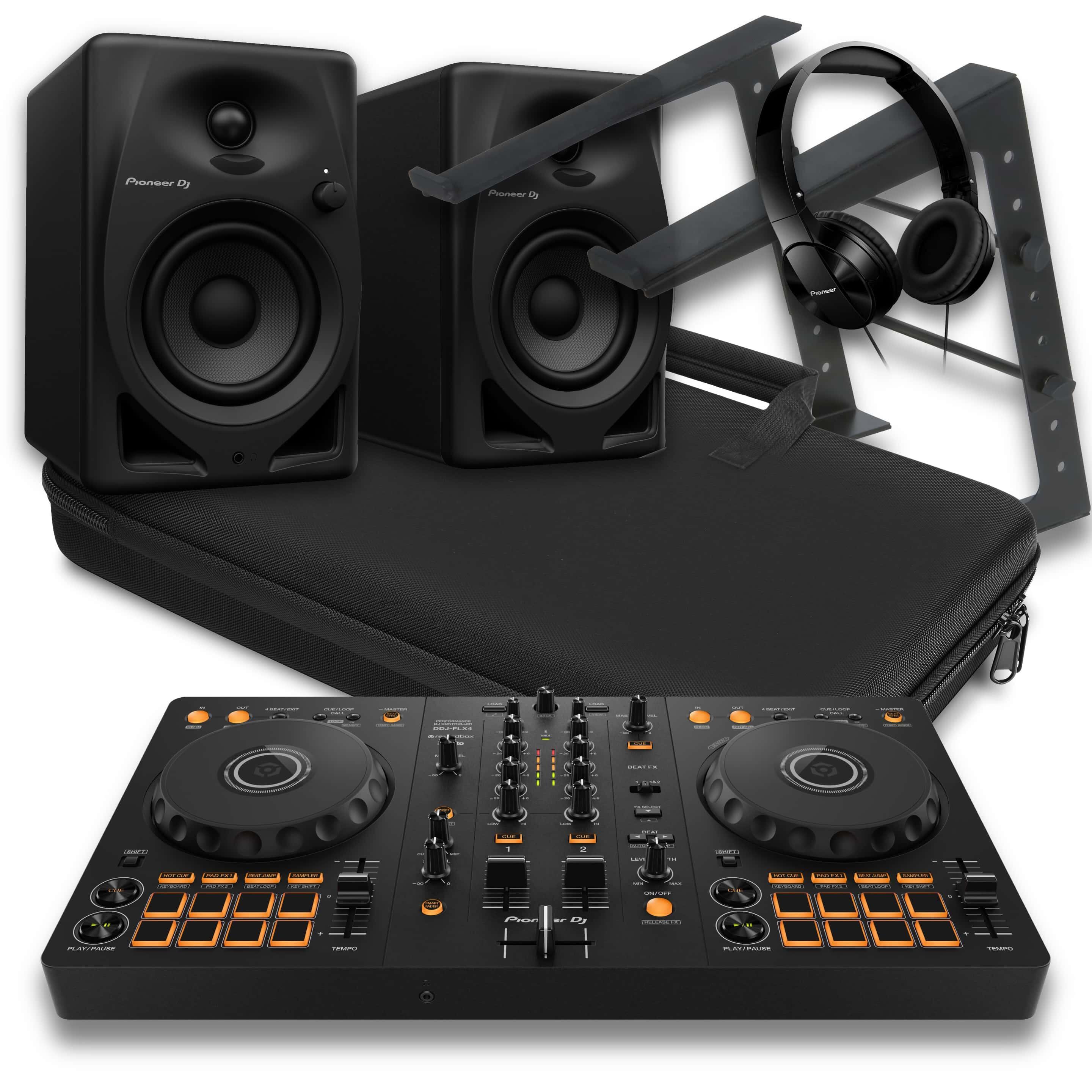 DDJ-FLX4 & DM-40D Bag Bundle