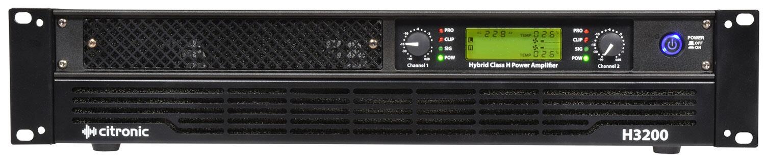 Citronic H3200 Hybrid Amp front