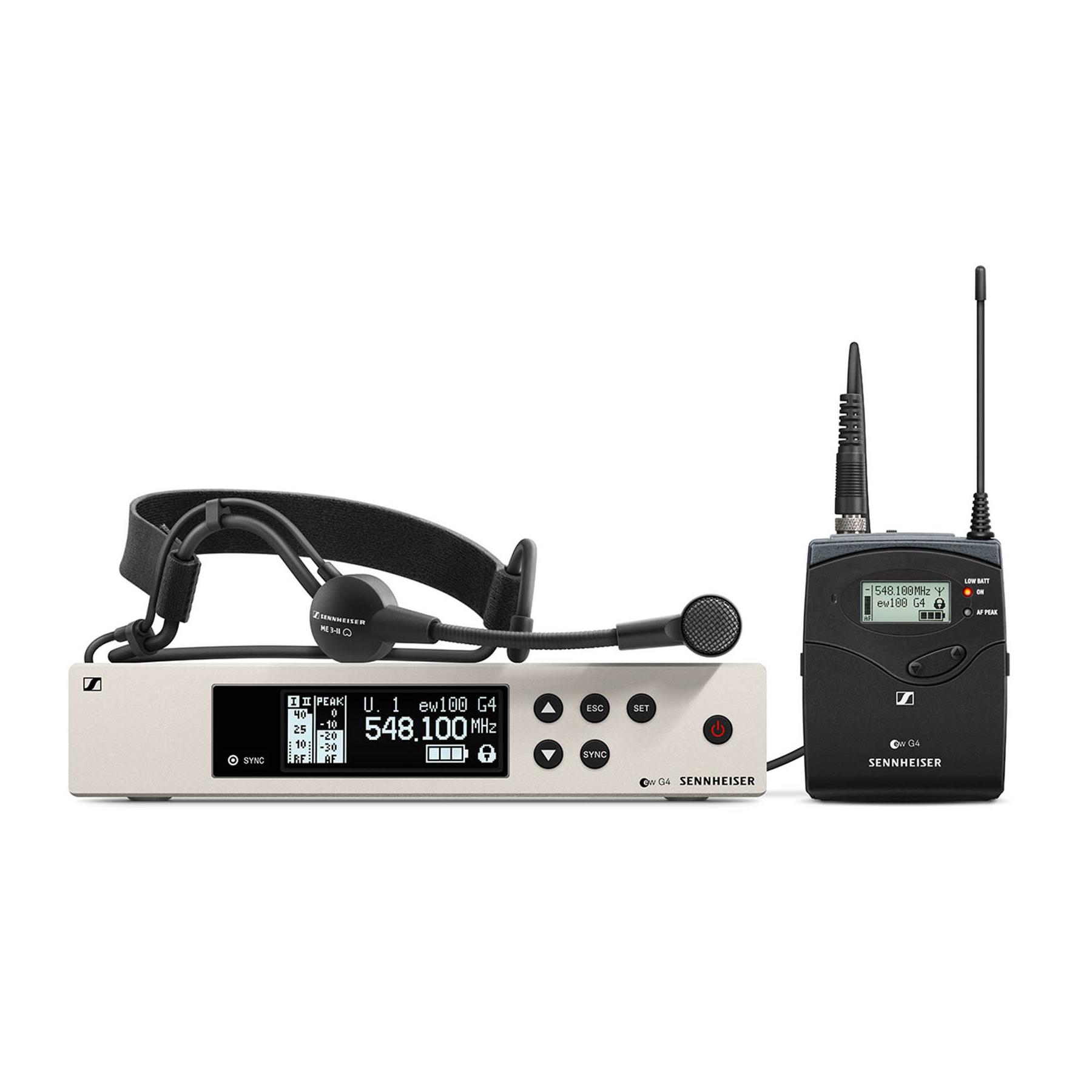 Sennheiser ew 100 G4-ME3 GB Professional Headworn Radio Mic System