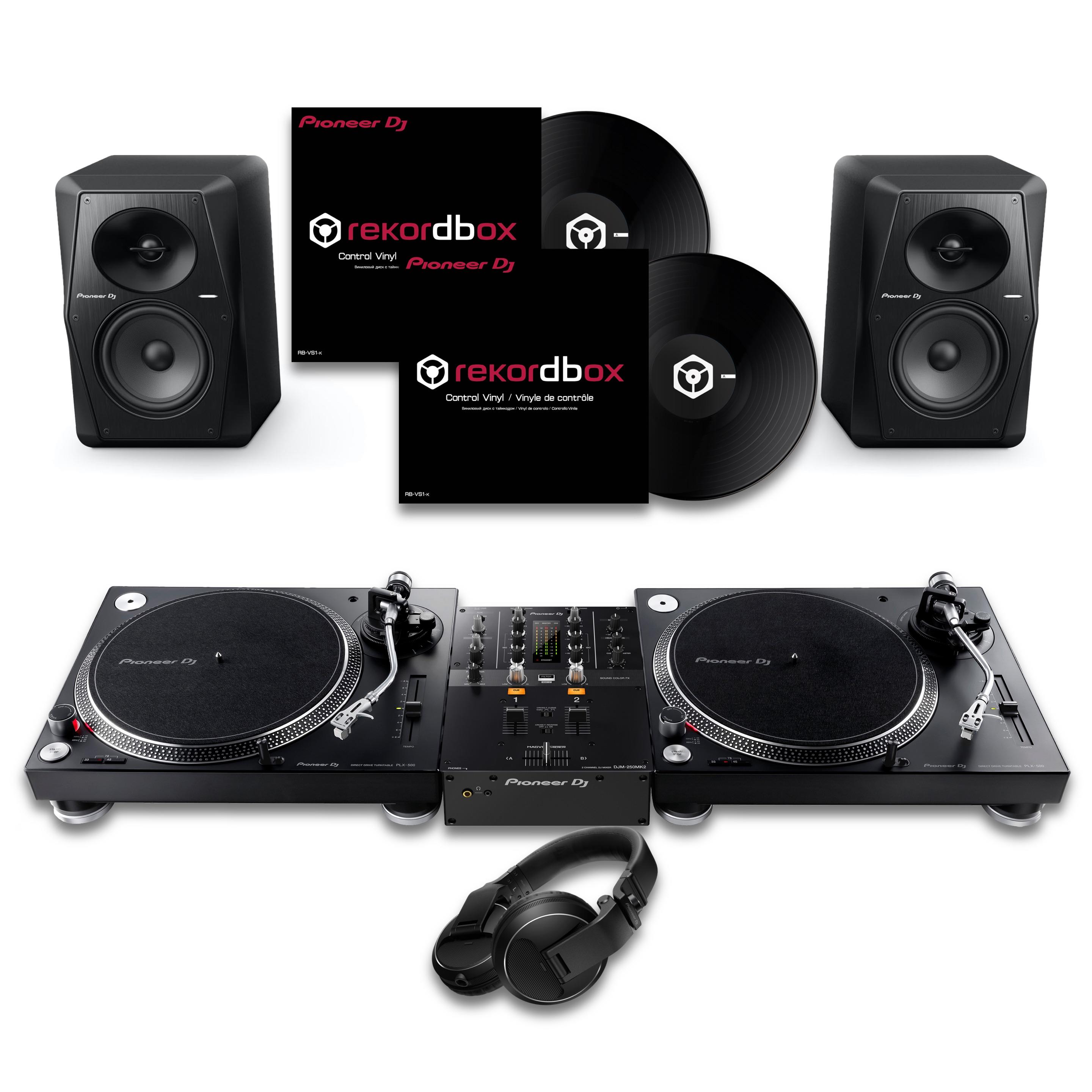 Pioneer DJ PLX-500 & DJM-250MK2 Pro Bundle