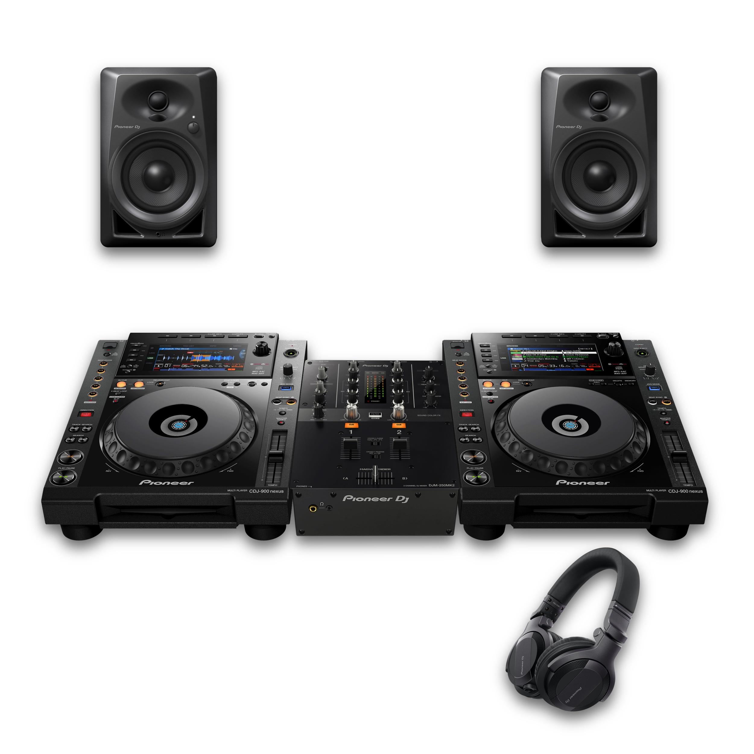 Pioneer DJ CDJ-900NXS & DJM-250MK2 Bundle
