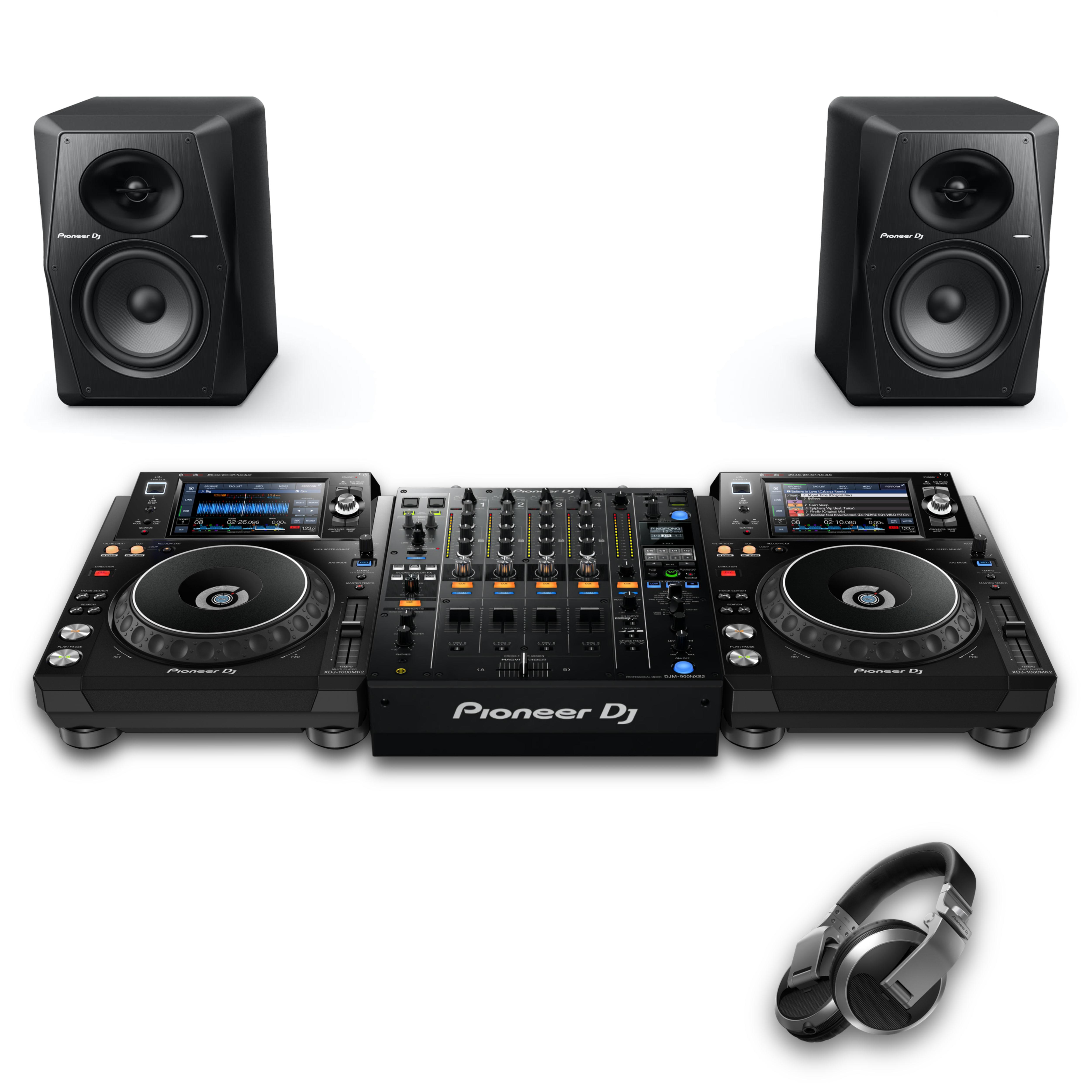 Pioneer DJ XDJ-1000MK2 & DJM-900NXS2 VM-70 Bundle