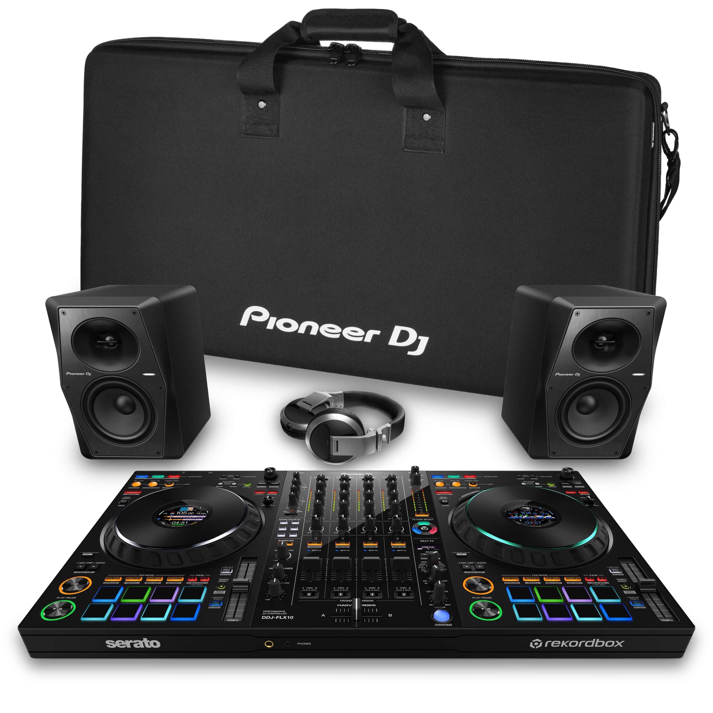 Pioneer DJ DDJ-FLX10 & VM-50 DJC Bag Bundle
