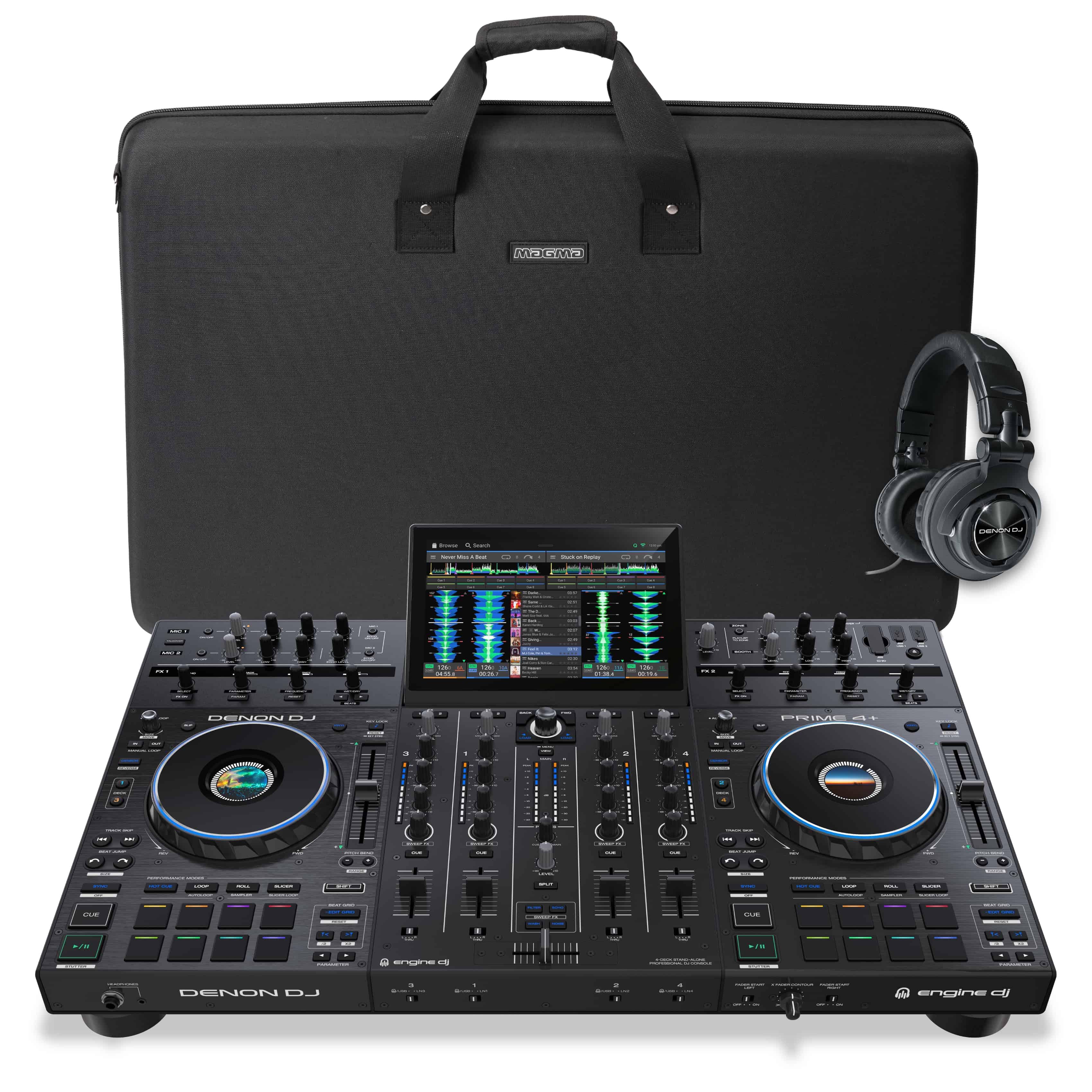 Denon DJ PRIME 4+ & HP1100 Bundle