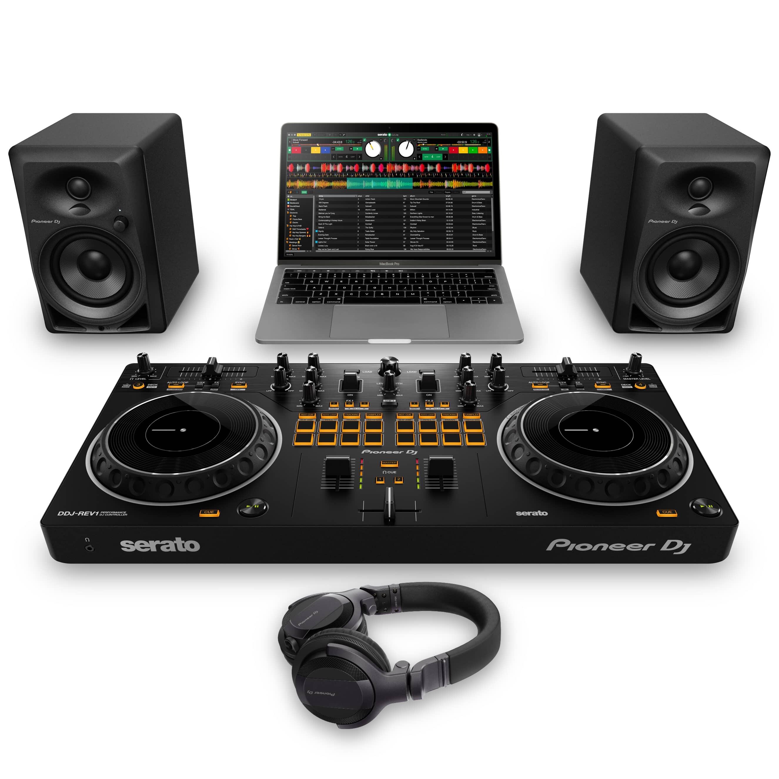 Pioneer DJ DDJ-REV1 & DM-40D Package