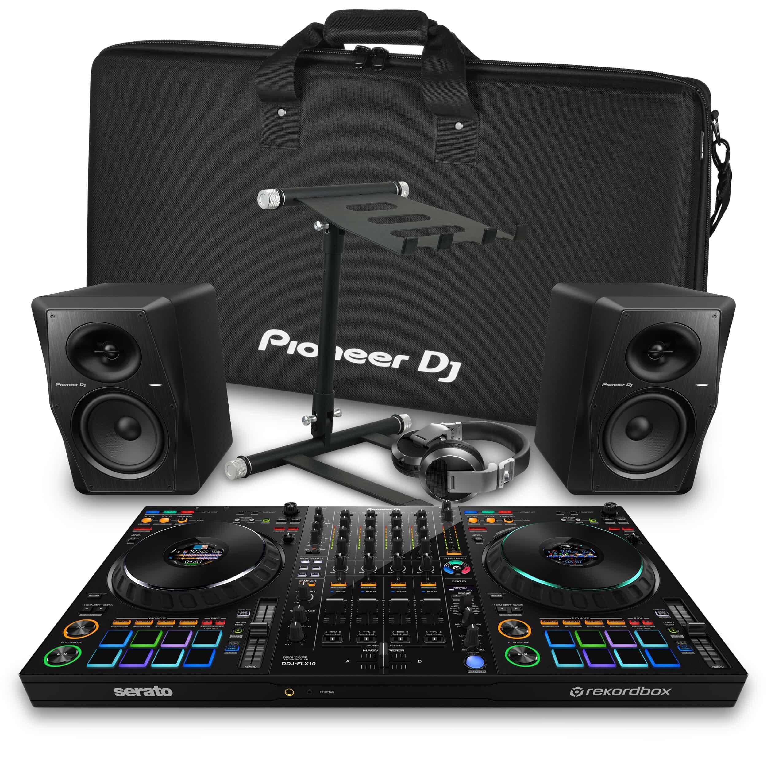 Pioneer DJ DDJ-FLX10 & VM-70 Complete Bundle
