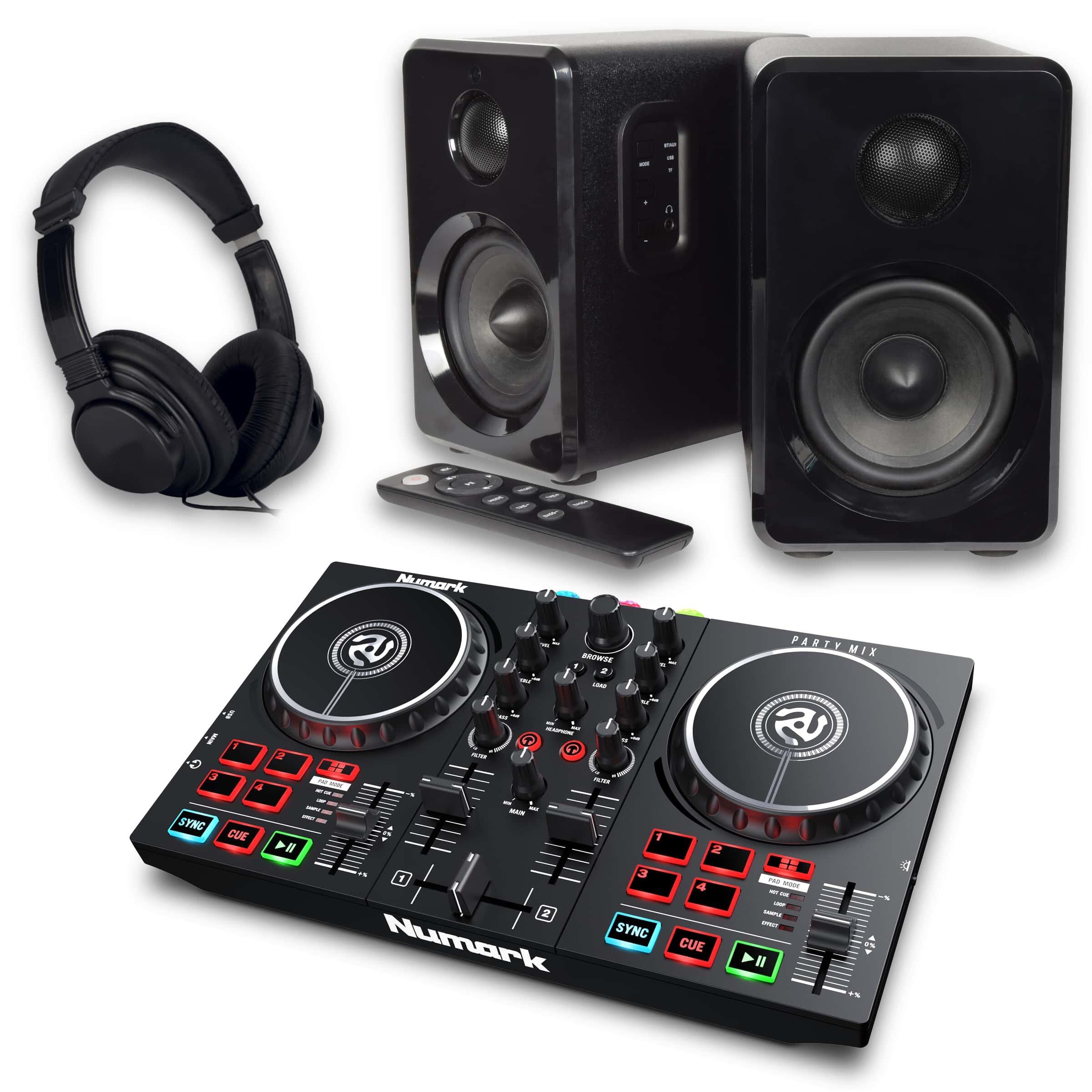 Numark Party Mix II Controller with 3 Monitors