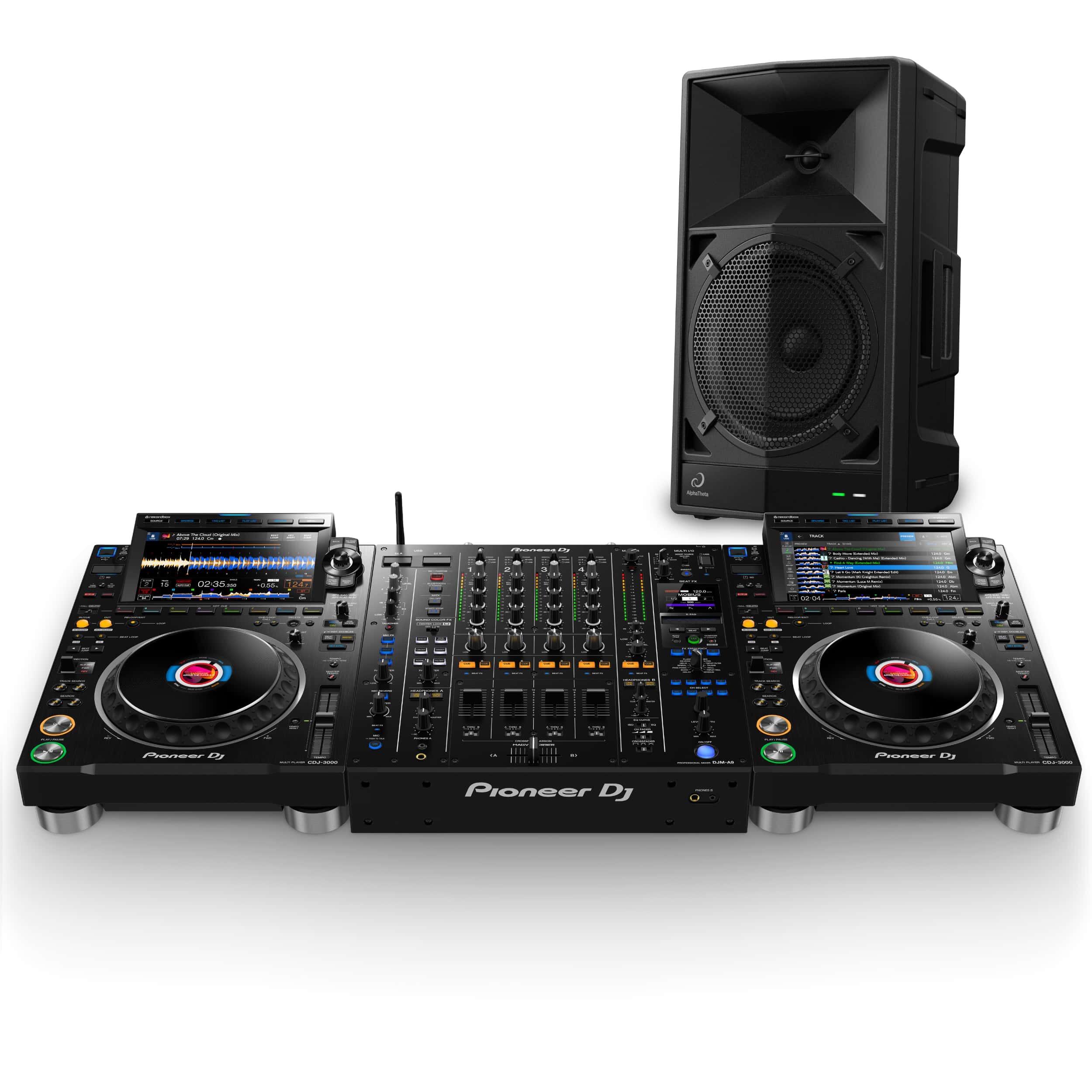 Pioneer DJ CDJ-3000 & DJM-A9 WAVE-EIGHT Package
