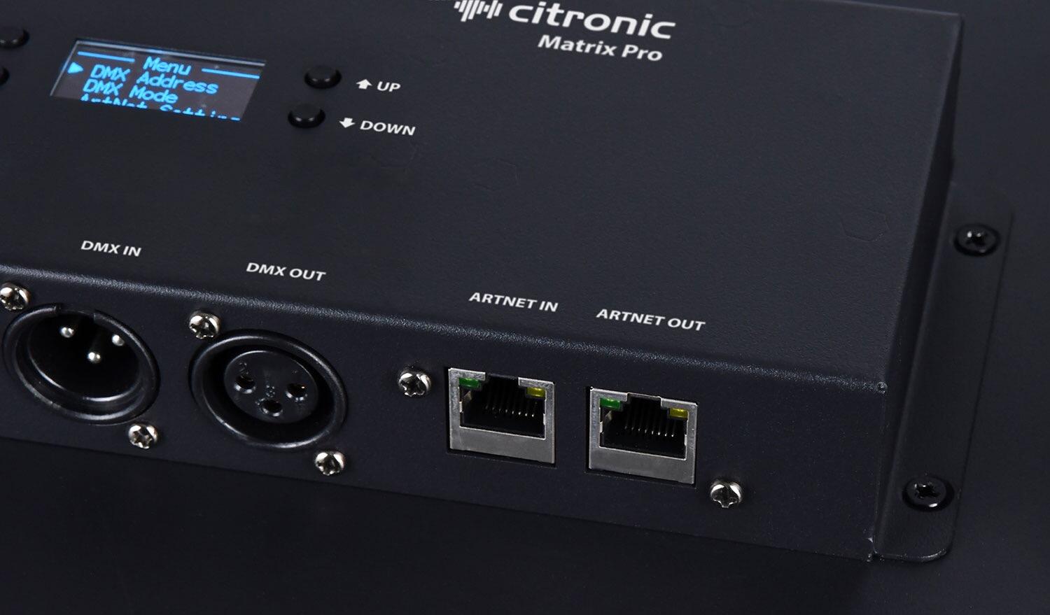 Citronic Matrix Pro: 10 x 10 Matrix Light data sockets