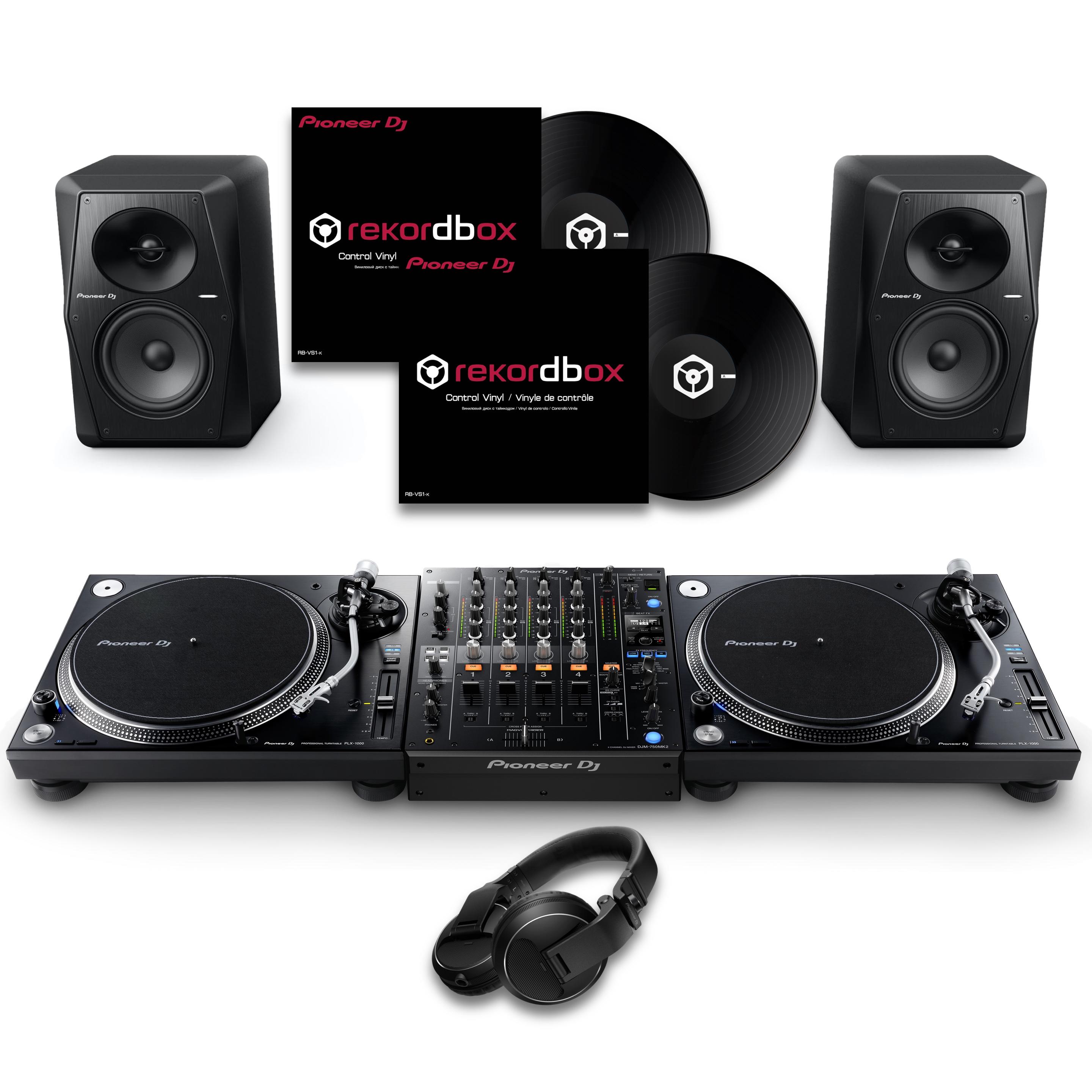 Pioneer DJ PLX-1000 & DJM-750MK2 VM-50 Bundle